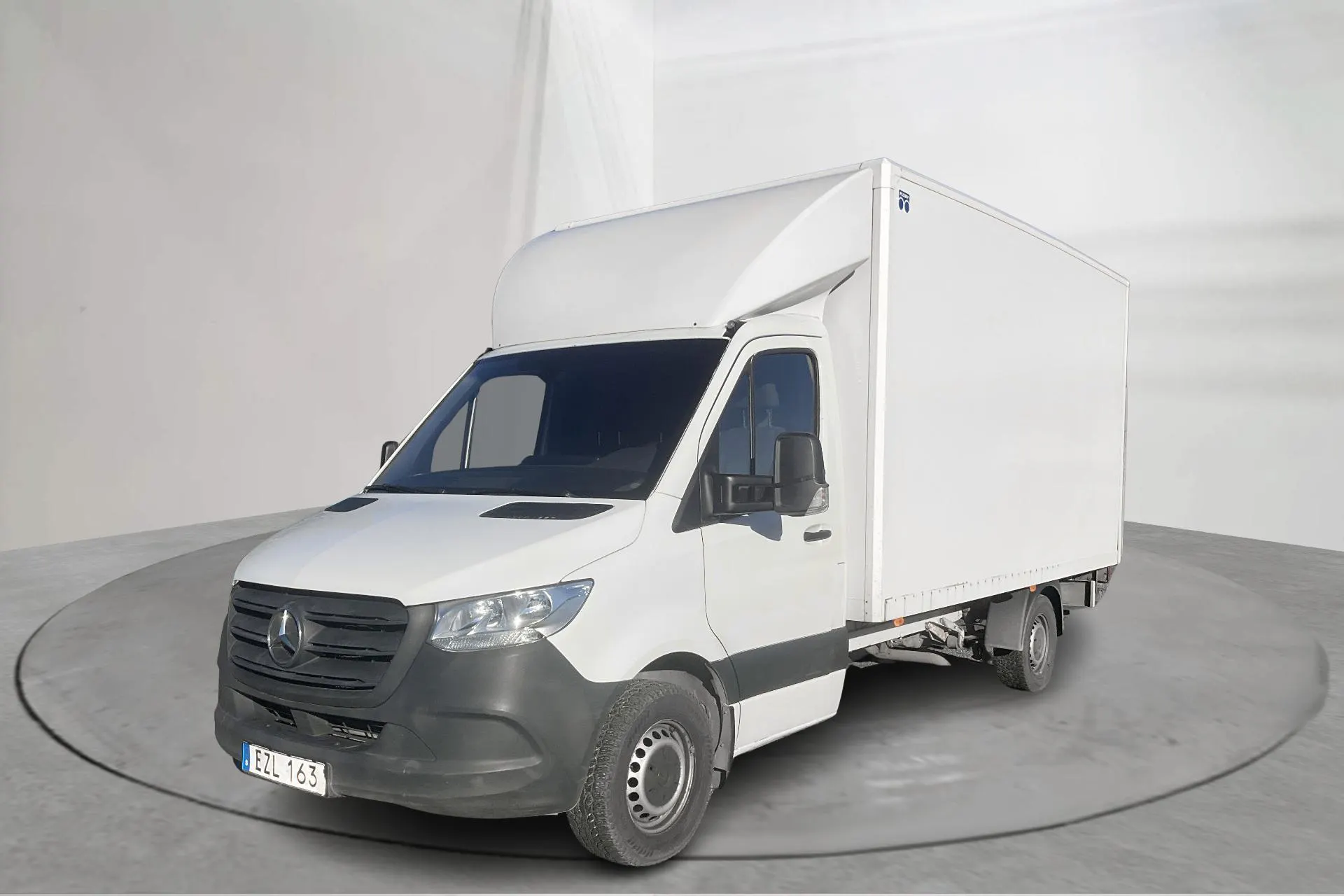Presentationsfoto 1 av 14: Mercedes Sprinter 316 CDI Volymskåp RWD (163hk) - 25 363 mil - Automat - vit - 2021