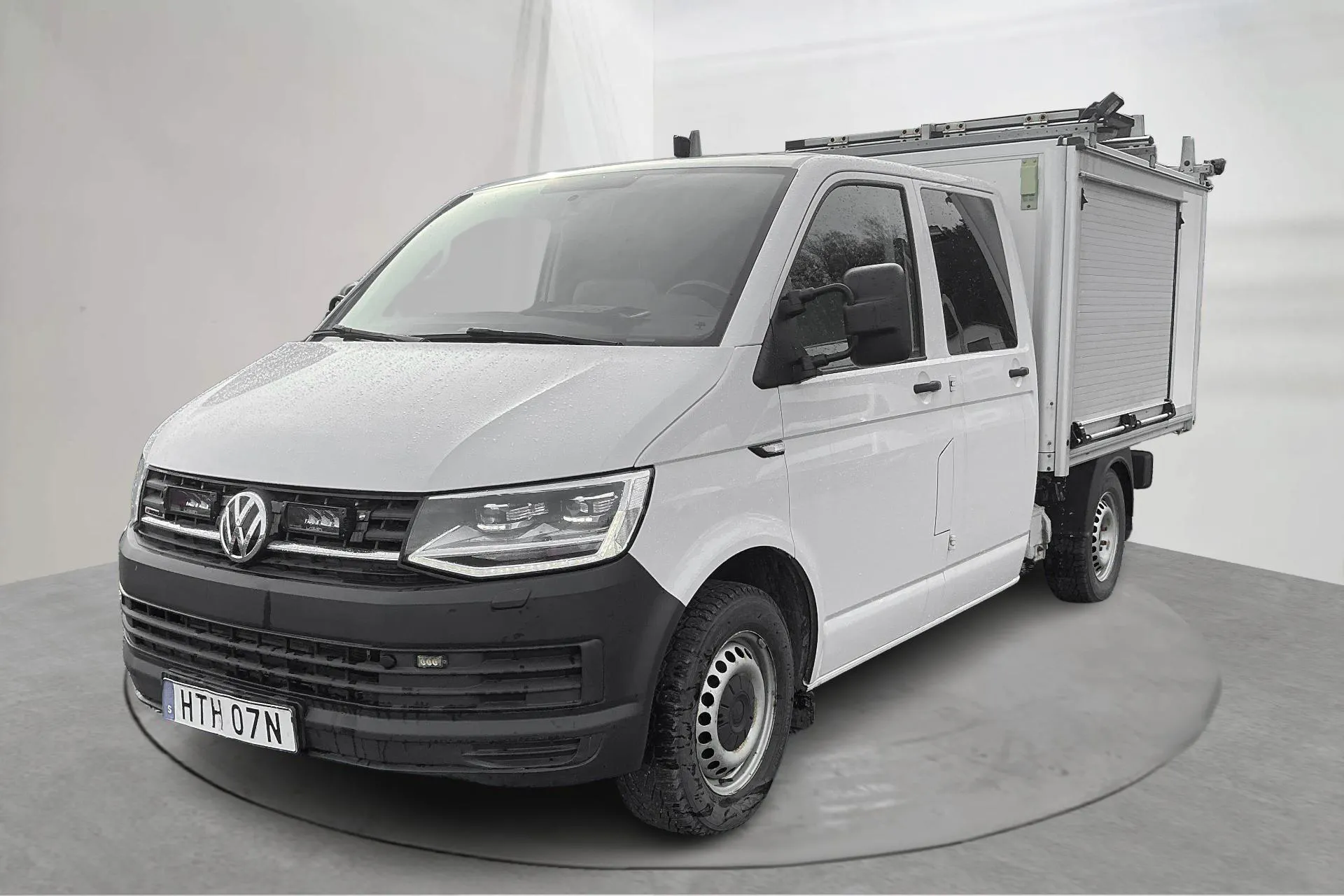 Presentation photo 1 of 14: VW Transporter T6 2.0 TDI BMT 4MOTION (150hk) - 66 250 km - Automatic - white - 2019