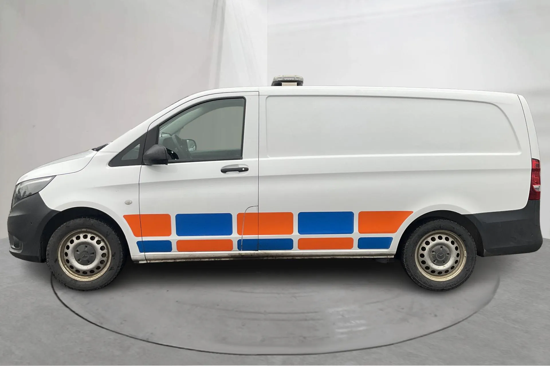 Presentationsfoto 2 av 14: Mercedes Vito 116 CDI 4MATIC W640 (163hk) - 6 881 mil - Automat - vit - 2018