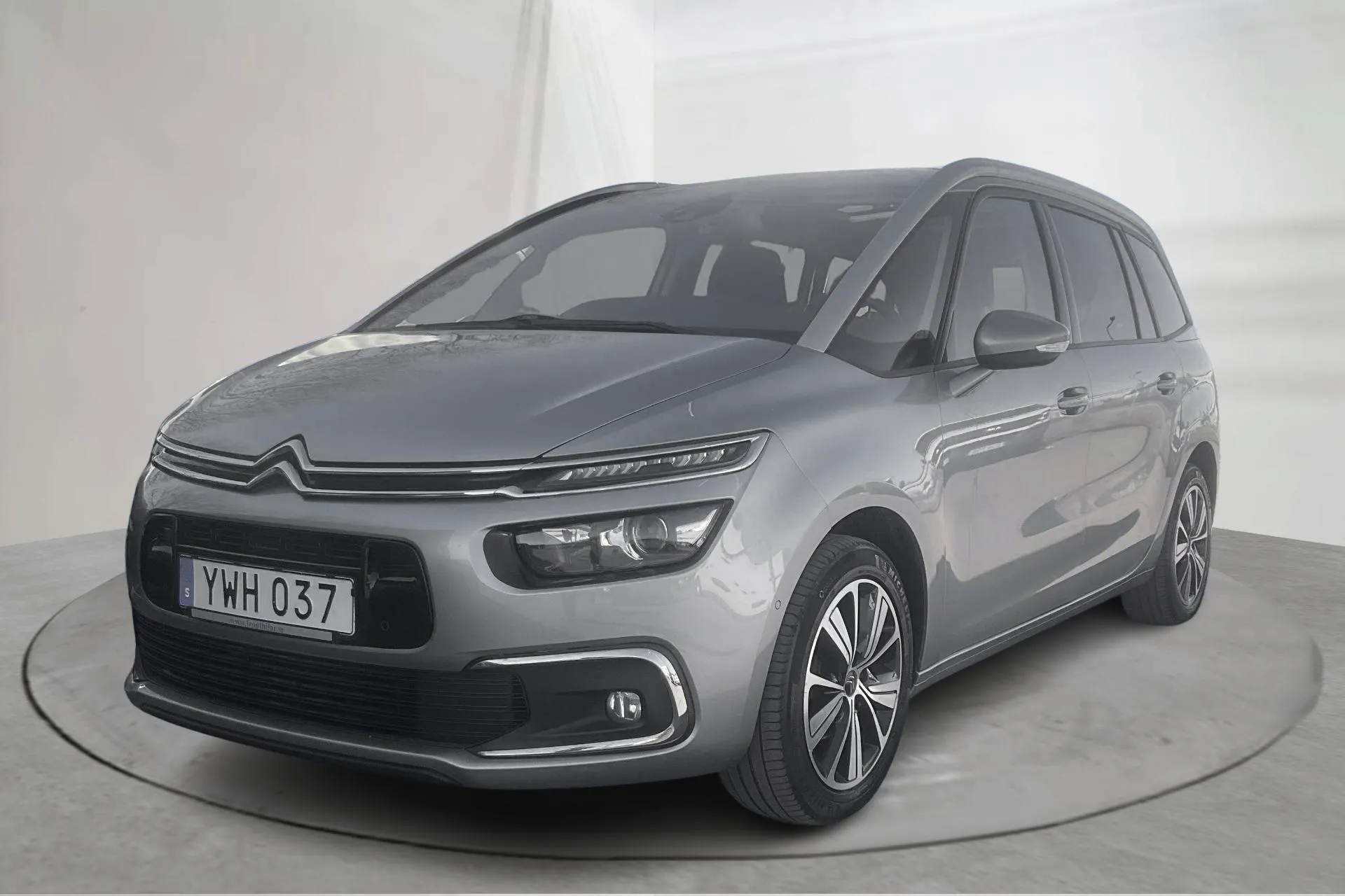 Presentationsfoto 1 av 18: Citroën C4 Grand Picasso BlueHDi (120hk) - 17 424 mil - Automat - silver - 2017