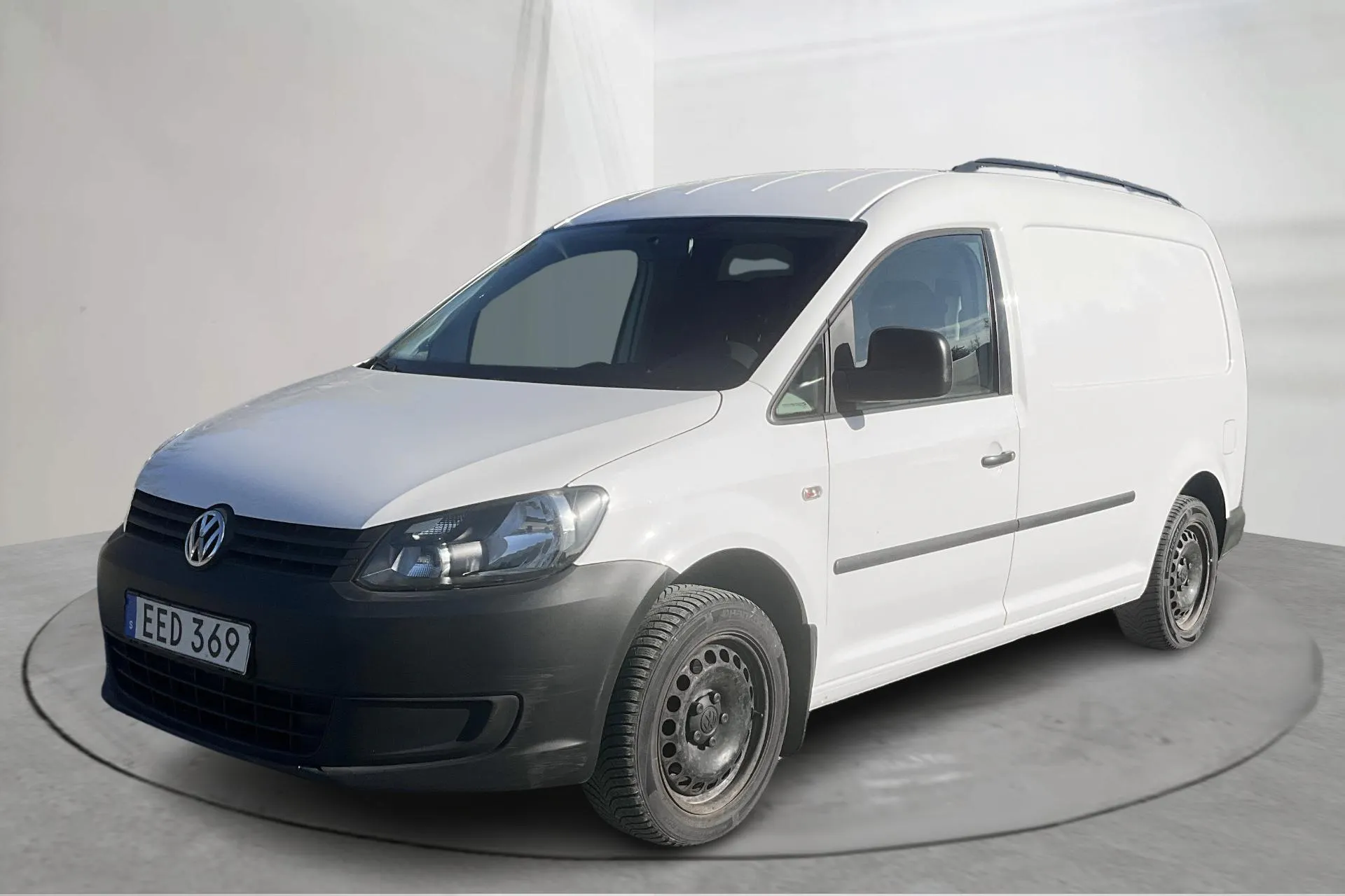 Presentation photo 1 of 13: VW Caddy 1.6 TDI Maxi Skåp (102hk) - 81 400 km - Manual - white - 2014