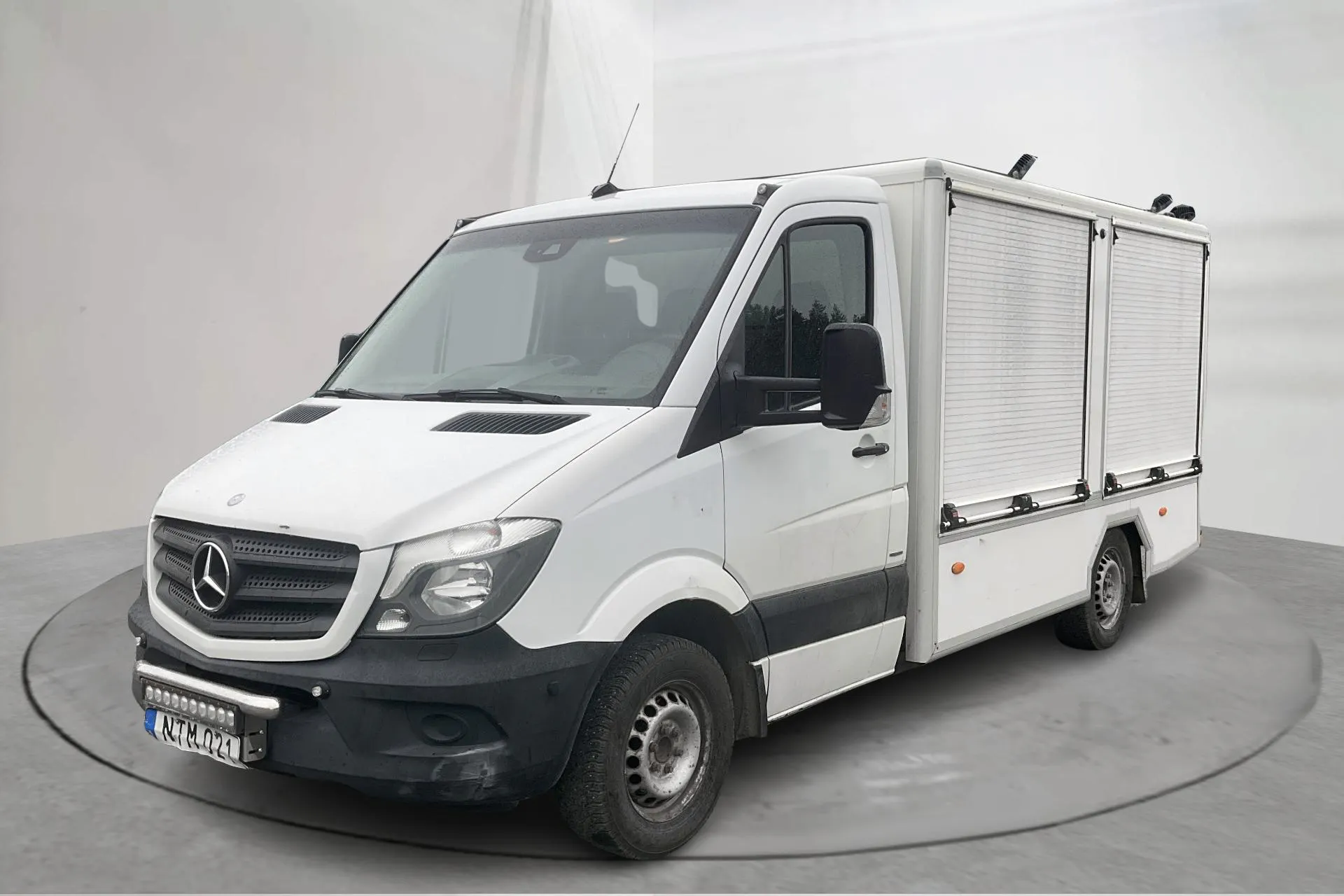 Presentation photo 1 of 14: Mercedes Sprinter 316 NGT Pickup/Chassi (156hk) - 117 340 km - Automatic - white - 2015