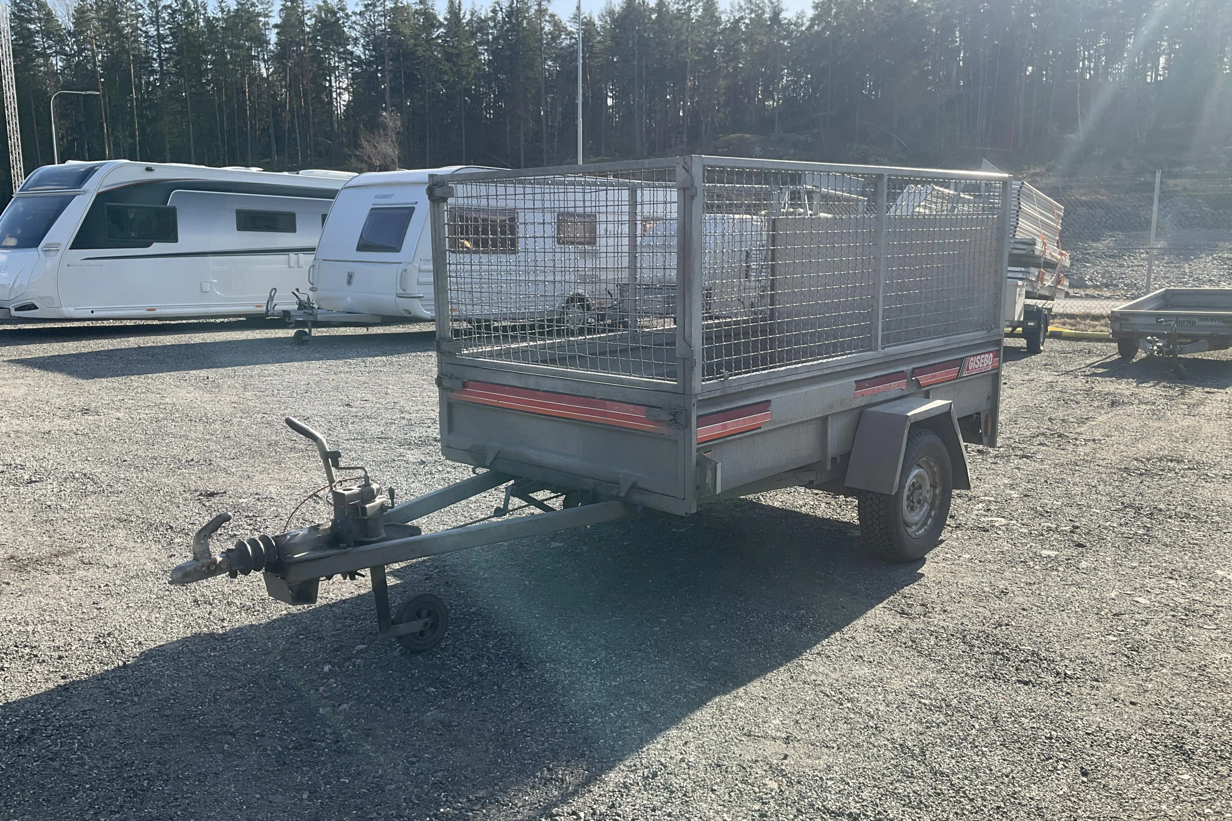 Presentation photo 1 of 9: GISEBO 1250/TRANSPORTER 1250/TRANSPORTER Gallersläpvagn Släpvagn - 0 km - gray - 1991