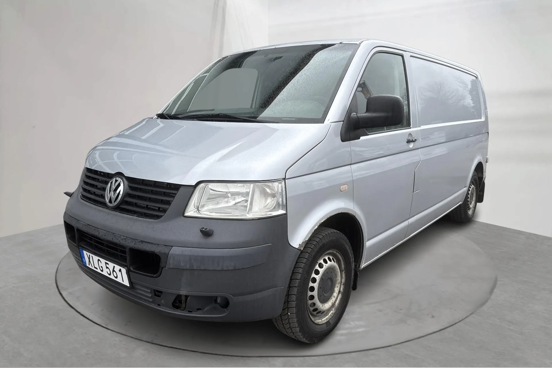 Presentationsfoto 1 av 15: VW Transporter T5 2.5 TDI (130hk) - 40 484 mil - Automat - silver - 2006