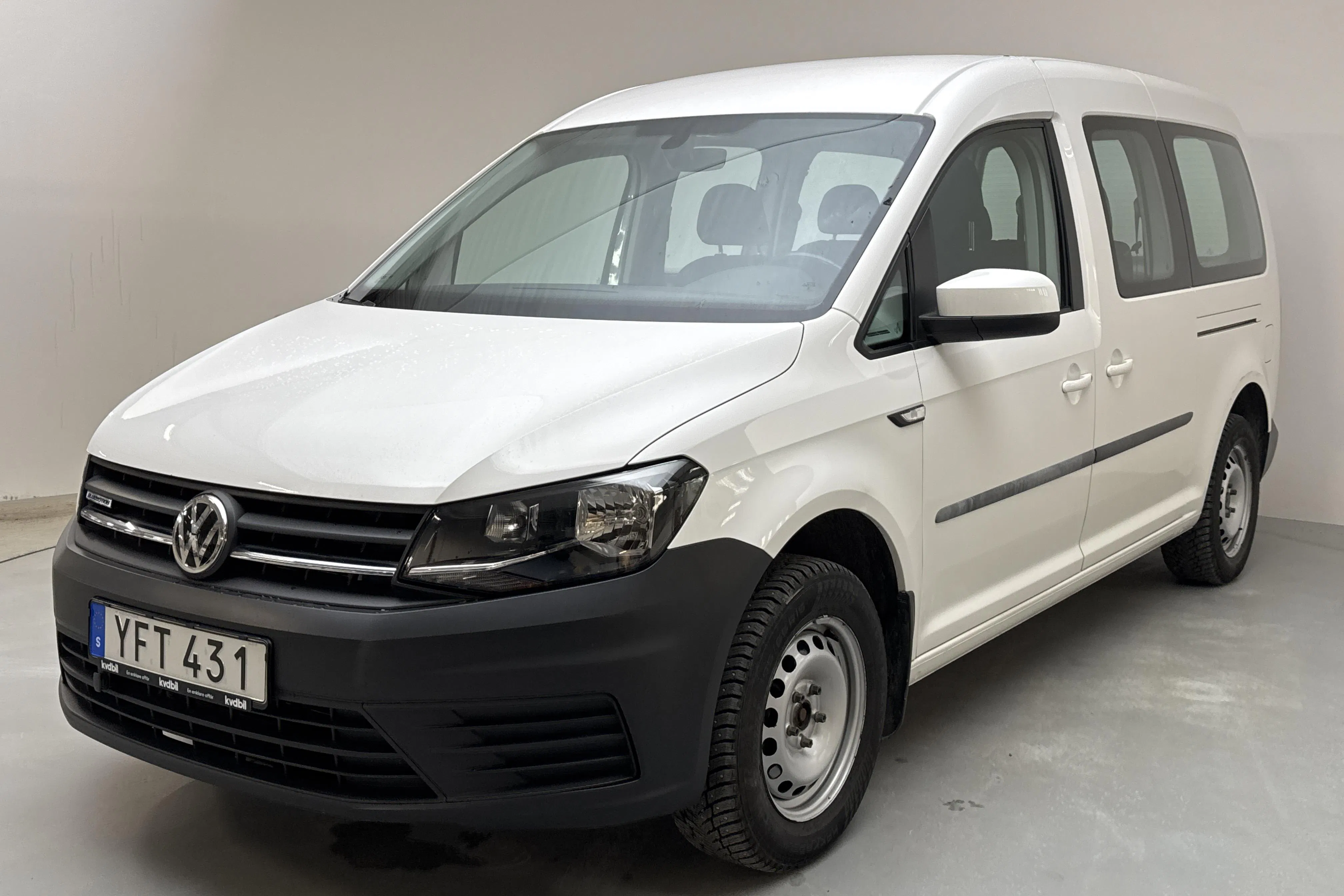 Presentationsfoto 1 av 14: VW Caddy Maxi Combi 1.4 TGI (110hk) - 6 058 mil - Manuell - vit - 2017