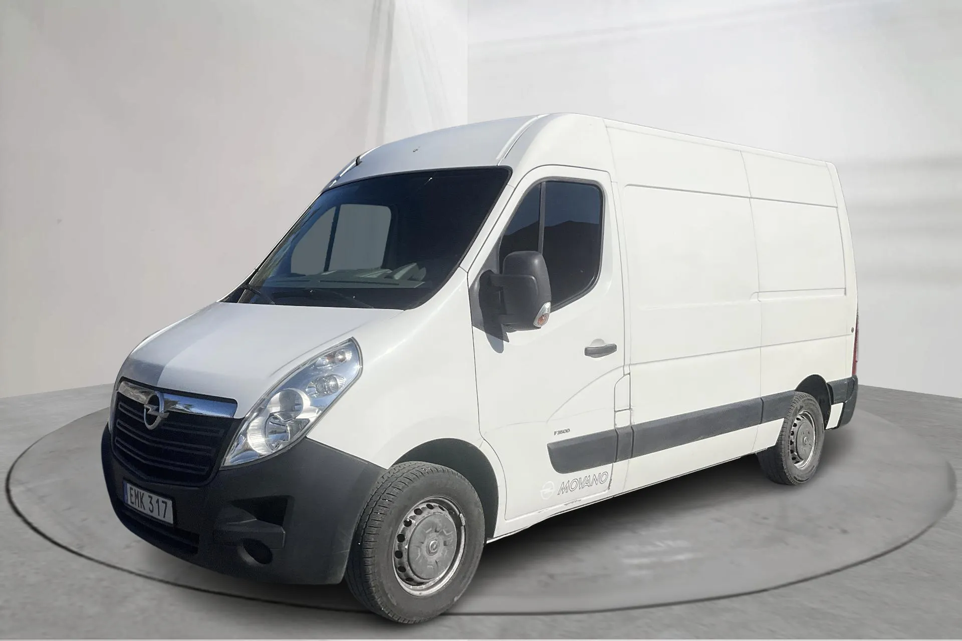 Presentationsfoto 1 av 11: Opel Movano 3.5 CDTI 2WD Skåp (136hk) - 17 491 mil - Manuell - vit - 2016