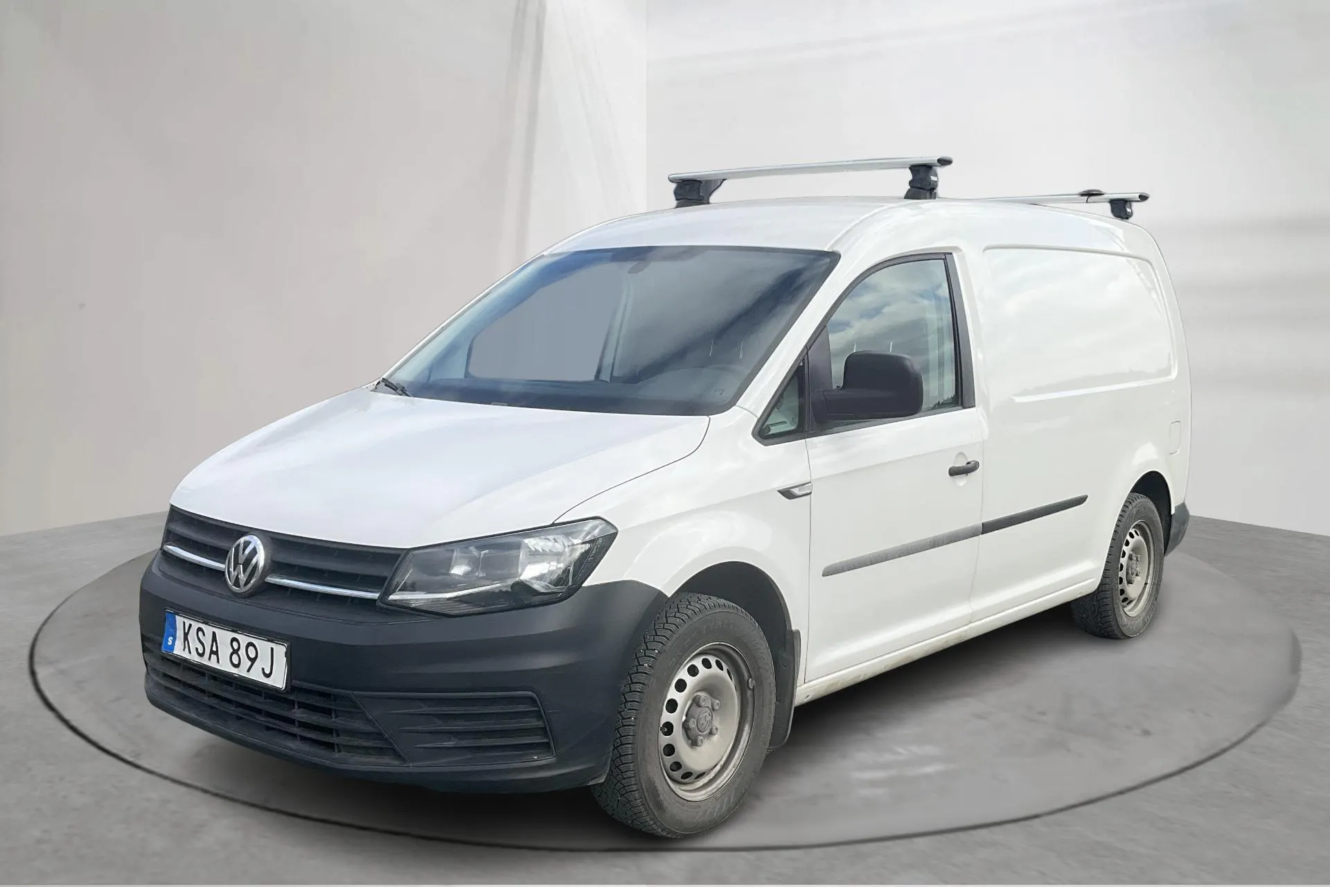 Presentation photo 1 of 14: VW Caddy 2.0 TDI Maxi Skåp (102hk) - 88 380 km - Automatic - white - 2019