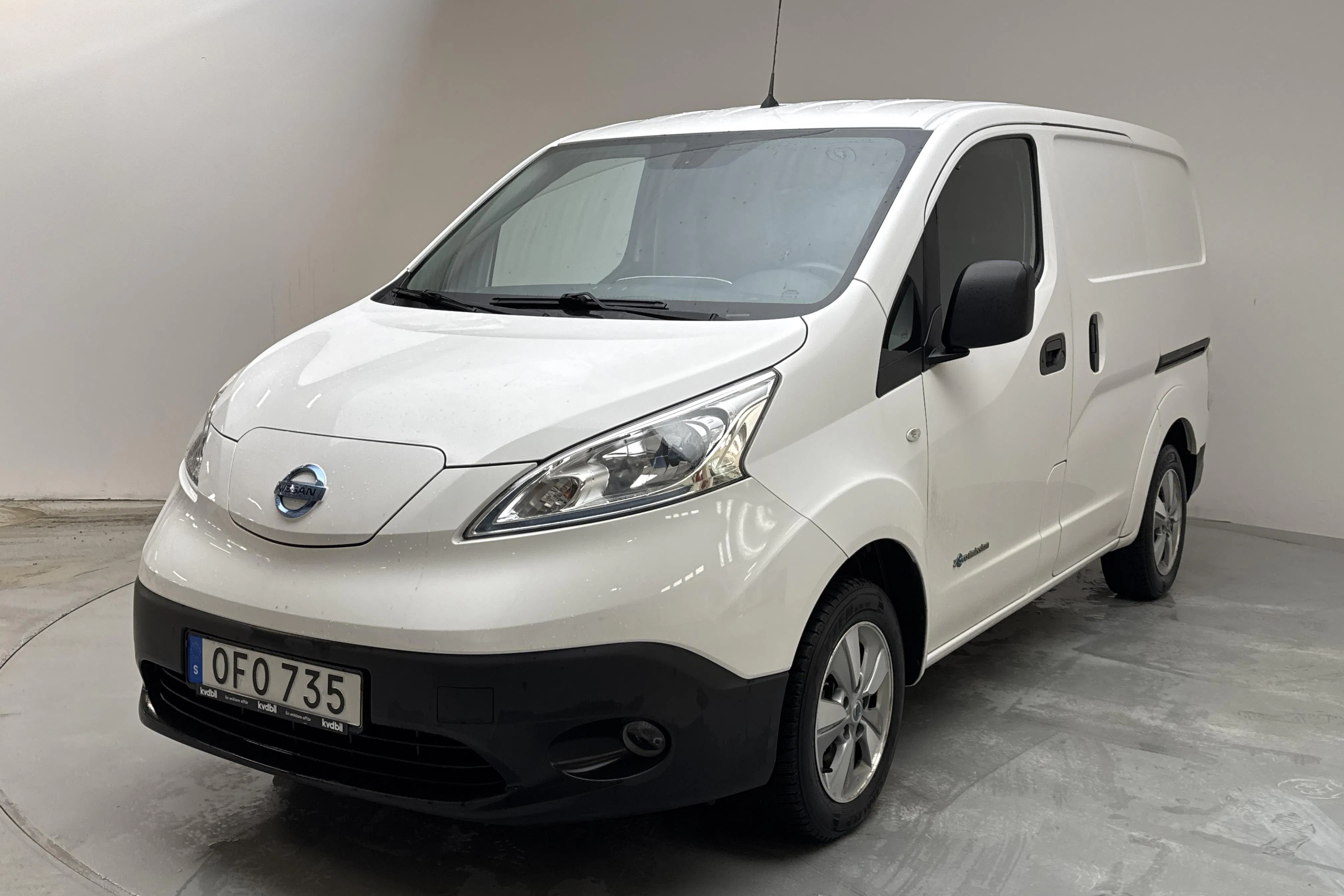 Presentation photo 1 of 15: Nissan e-NV200 40kWh (109hk) - 44 460 km - Automatic - white - 2021