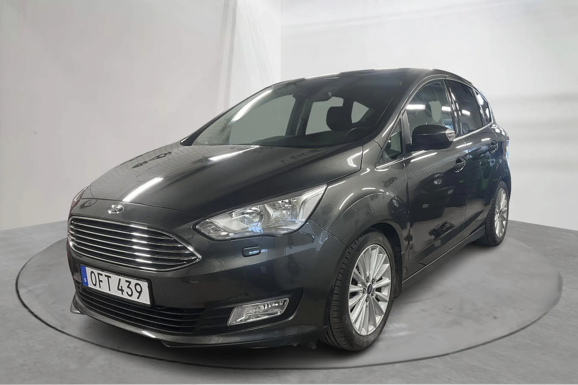 Presentation photo 1 of 15: Ford C-MAX 1.0 Ecoboost (125hk) - 57 150 km - Manual - gray - 2017