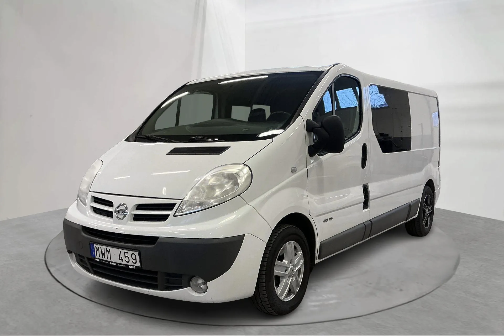 Presentation photo 1 of 17: Nissan Primastar Kombi 2.0 dCi (114hk) - 208 490 km - Manual - white - 2012