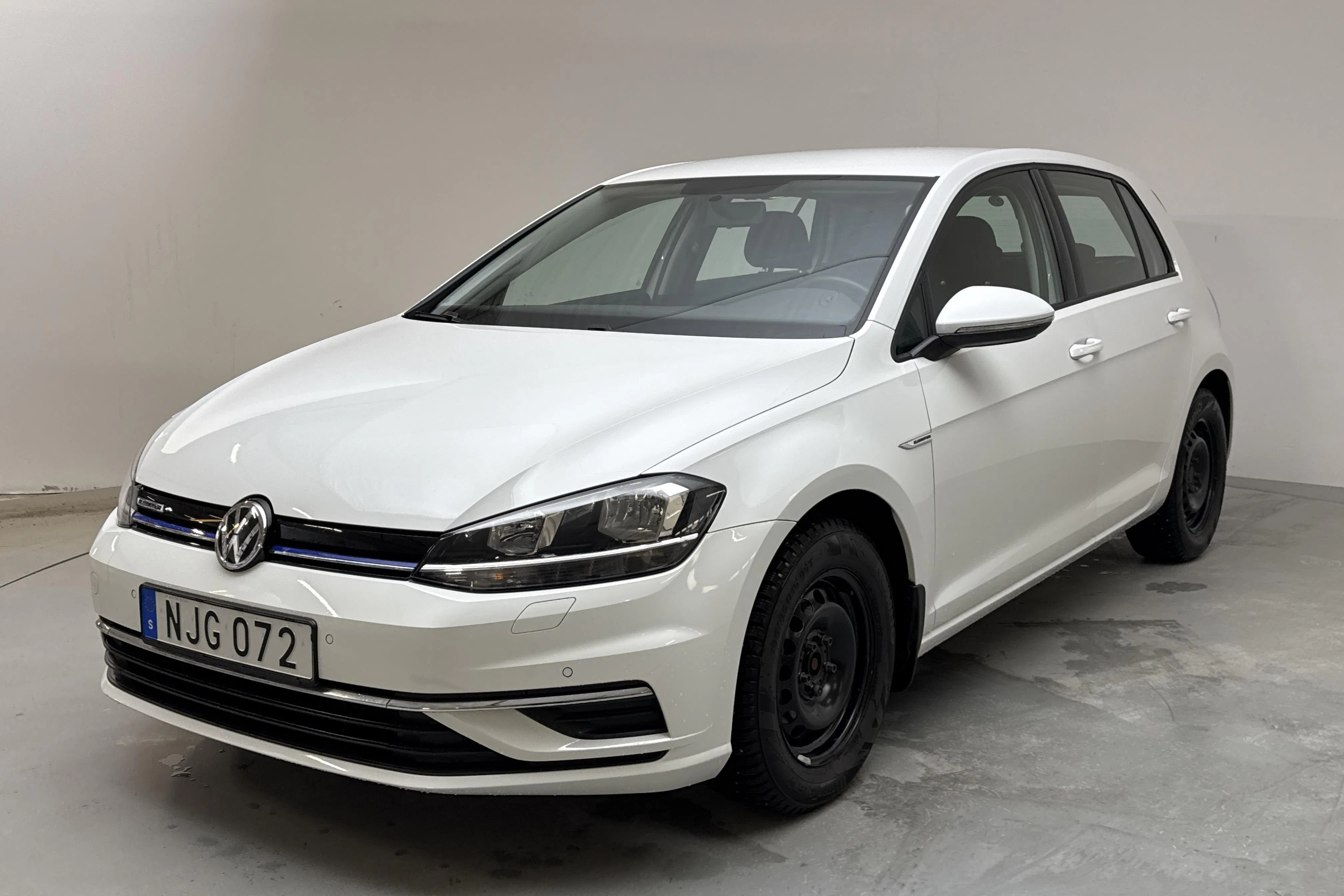 Præsentationsfoto 1 af 14: VW Golf VII 1.4 TGI 5dr (110hk) - 33 050 kilometer - Manuel - Hvid - 2018