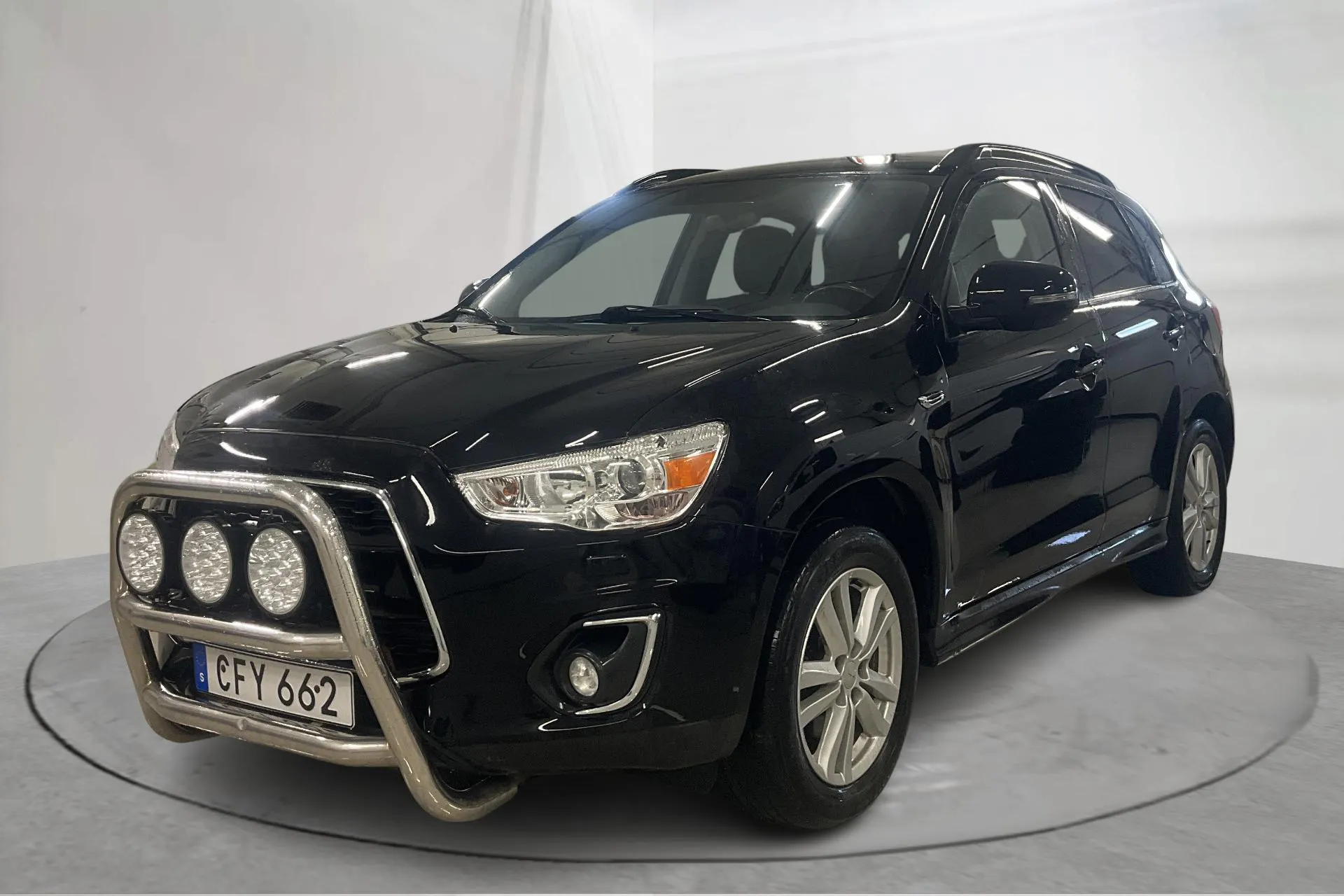 Presentation photo 1 of 20: Mitsubishi ASX 2.2D 4WD (150hk) - 174 100 km - Automatic - black - 2014
