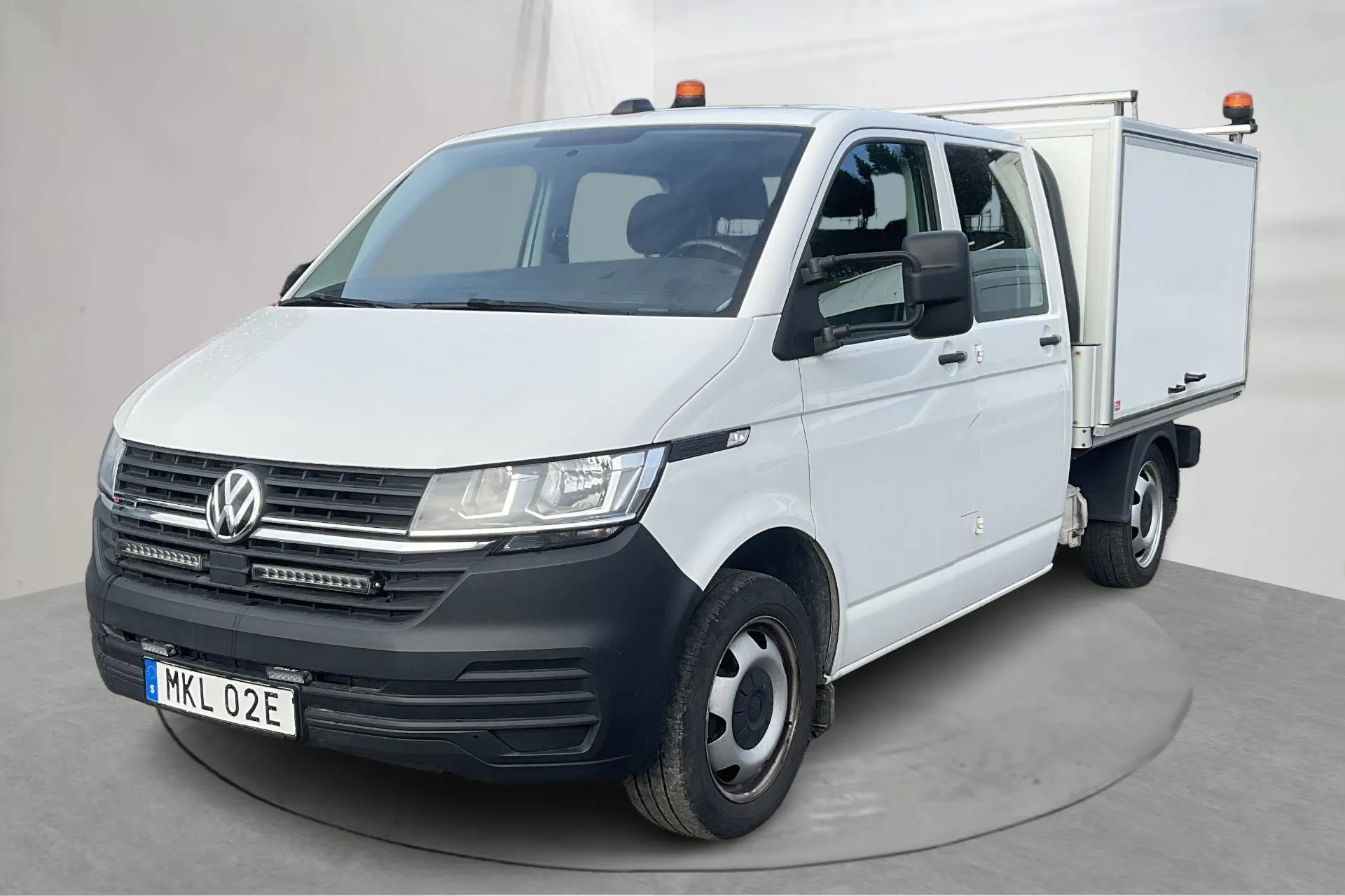 Presentationsfoto 1 av 16: VW Transporter T6 2.0 TDI BMT 4MOTION (150hk) - 14 090 mil - Manuell - vit - 2020
