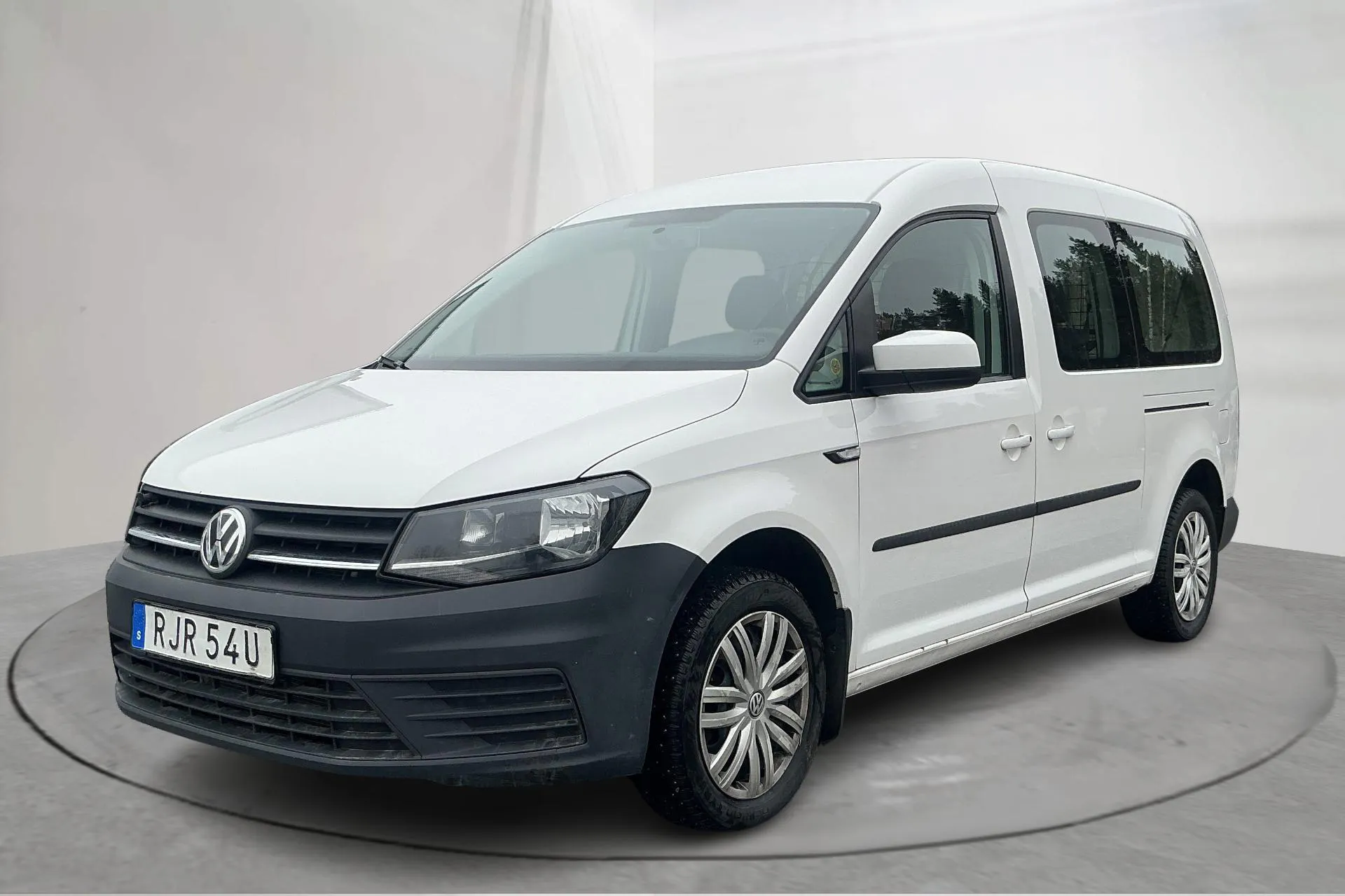Presentation photo 1 of 14: VW Caddy Maxi Life 2.0 TDI (102hk) - 216 020 km - Automatic - white - 2019