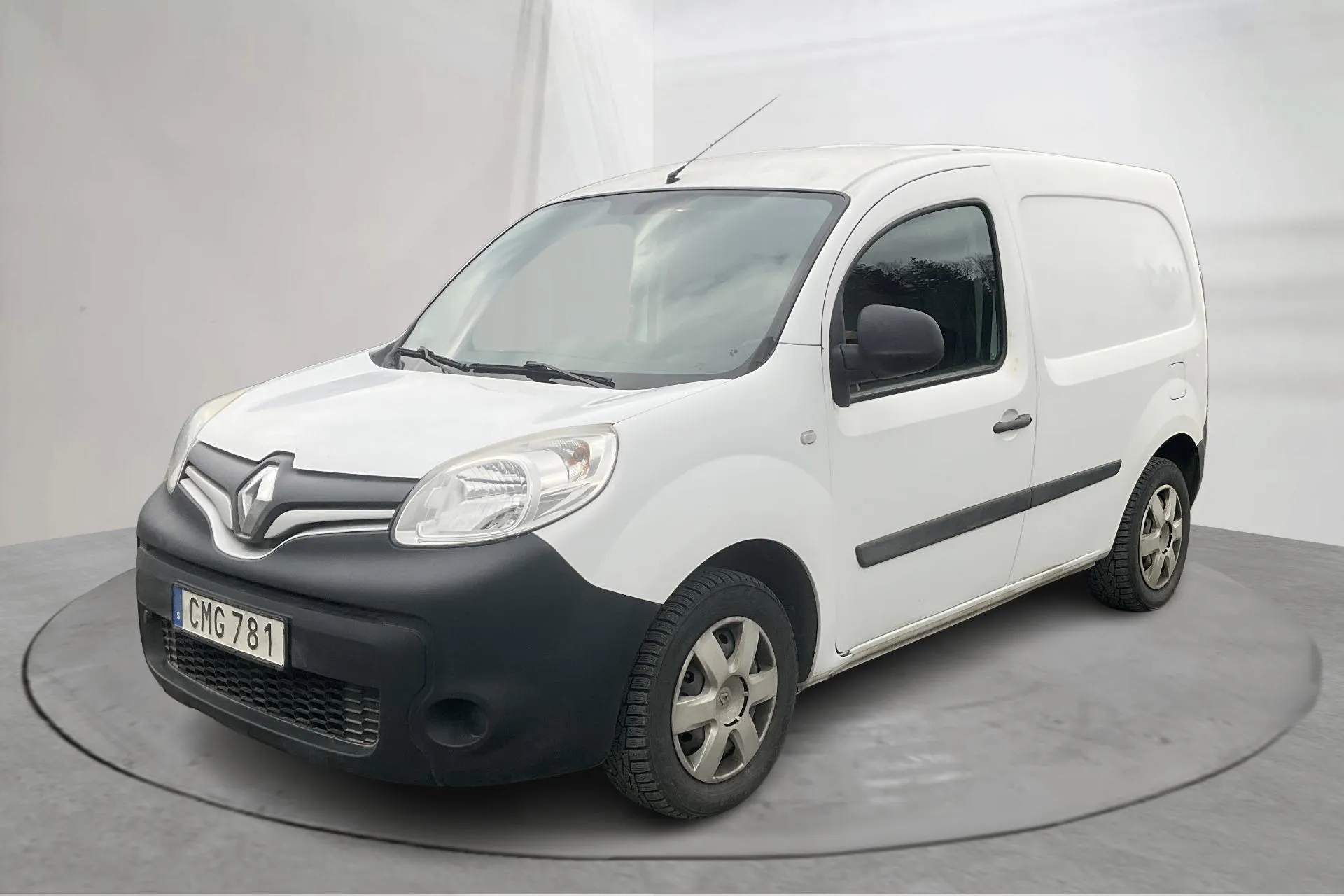 Presentationsfoto 1 av 12: Renault Kangoo 1.5 dCi Skåp (75hk) - 6 592 mil - Manuell - vit - 2014