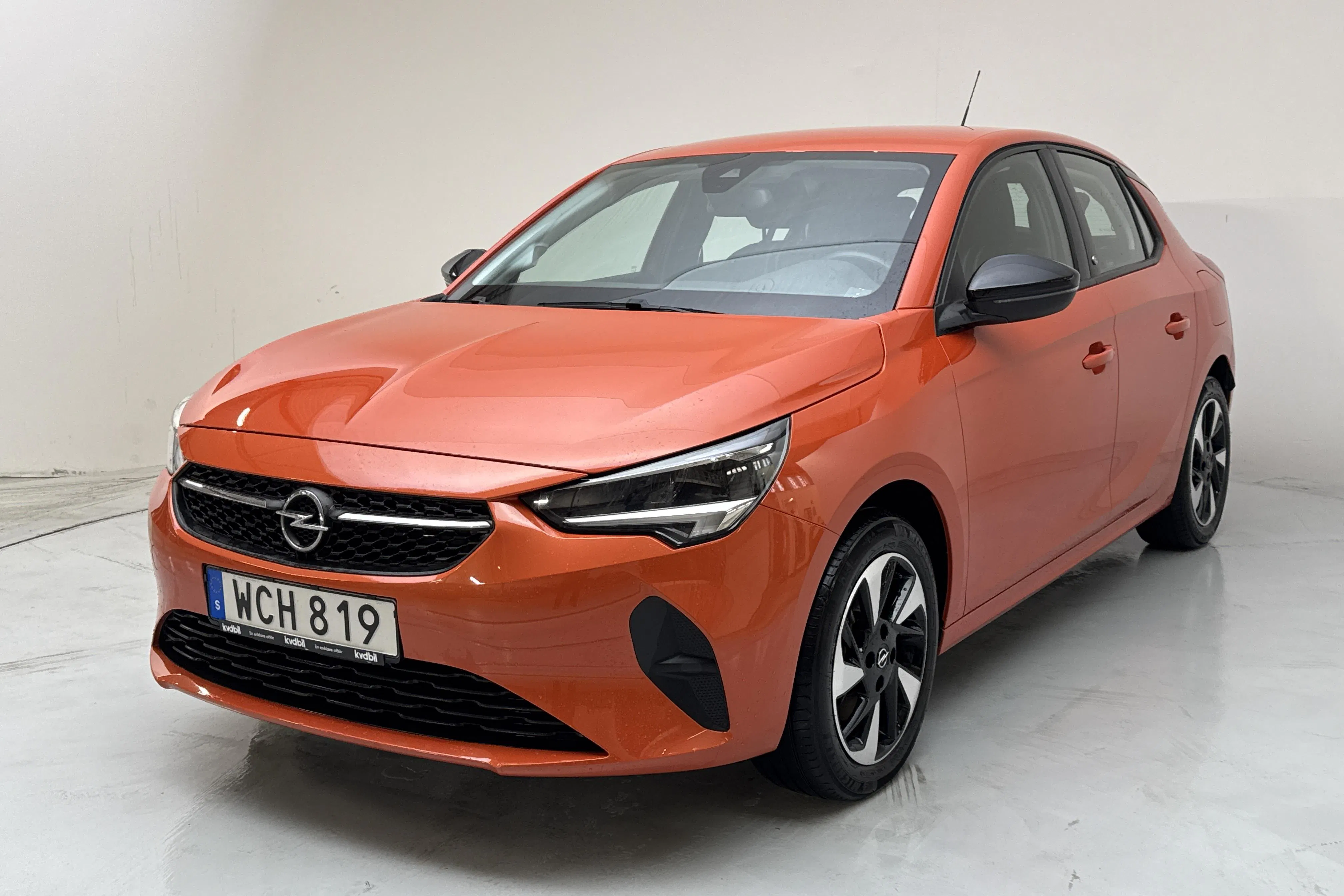 Presentationsfoto 1 av 14: Opel Corsa-e 50kWh 5dr (136hk) - 4 871 mil - Automat - orange - 2022