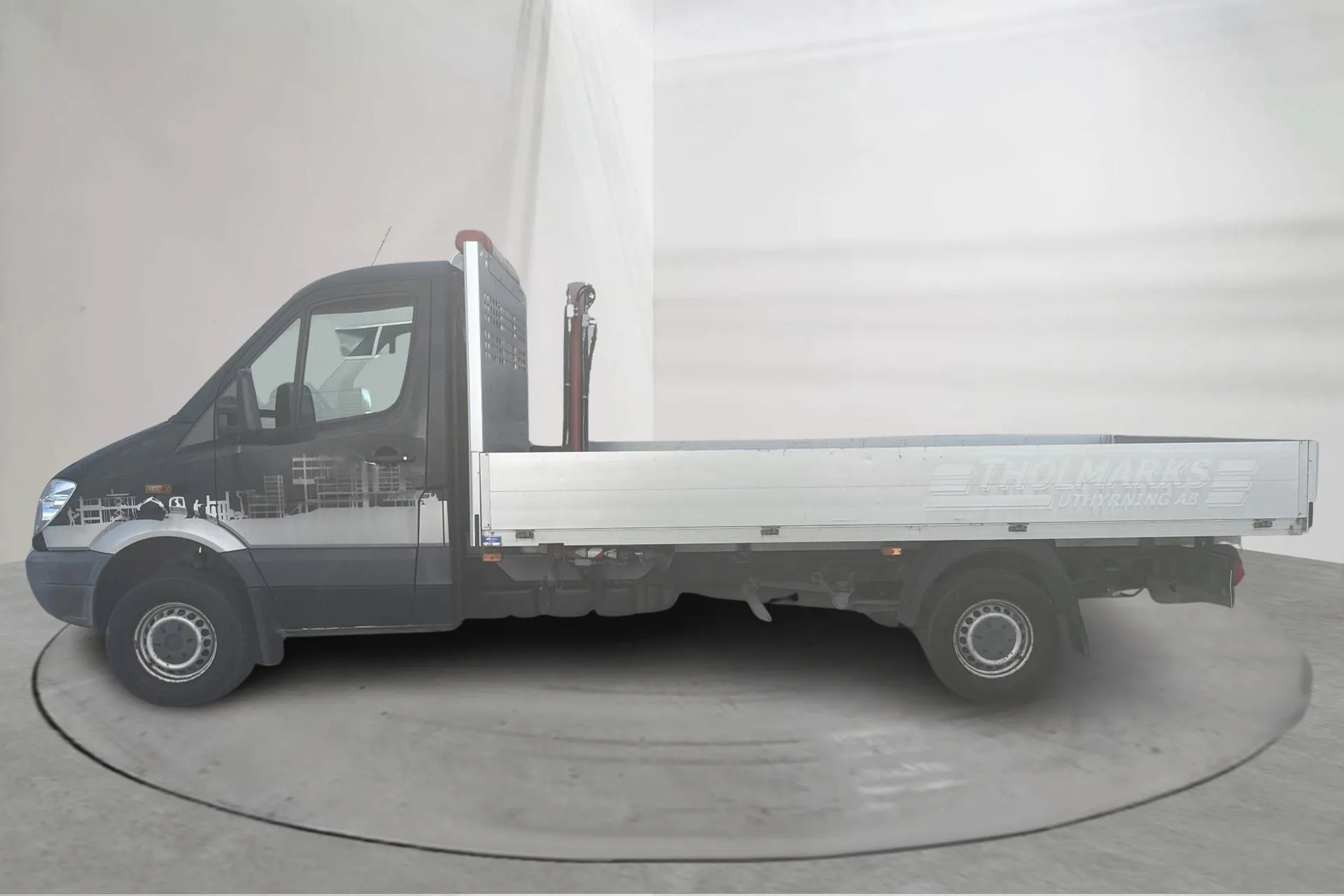 Presentation photo 2 of 21: Mercedes Sprinter 316 CDI Pickup/Chassi 4x4 (163hk) - 184 130 km - Manual - black - 2013