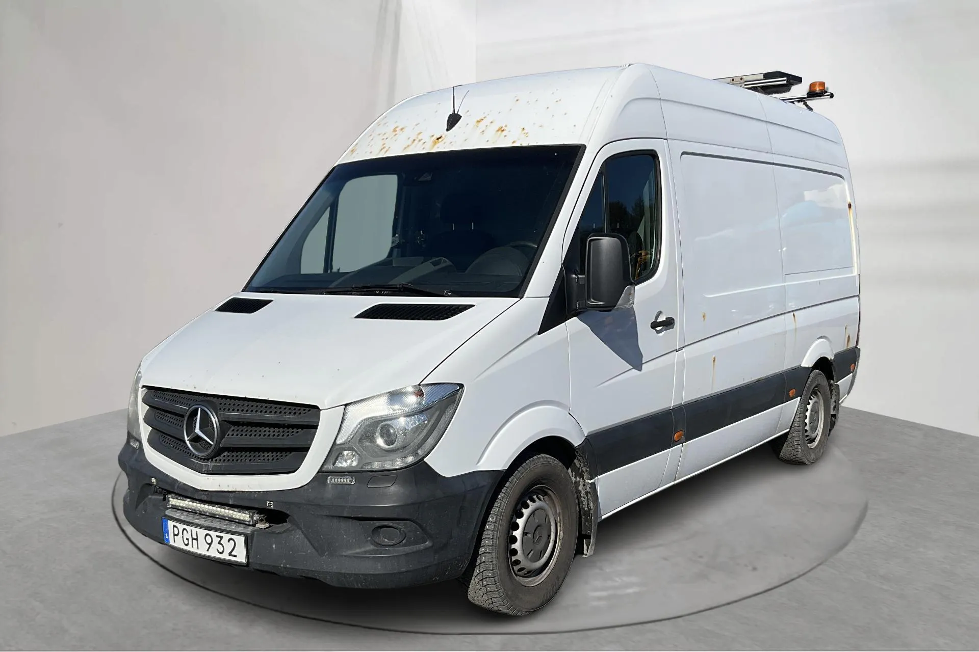 Presentation photo 1 of 13: Mercedes Sprinter 316 CDI (163hk) - 231 820 km - Automatic - white - 2017