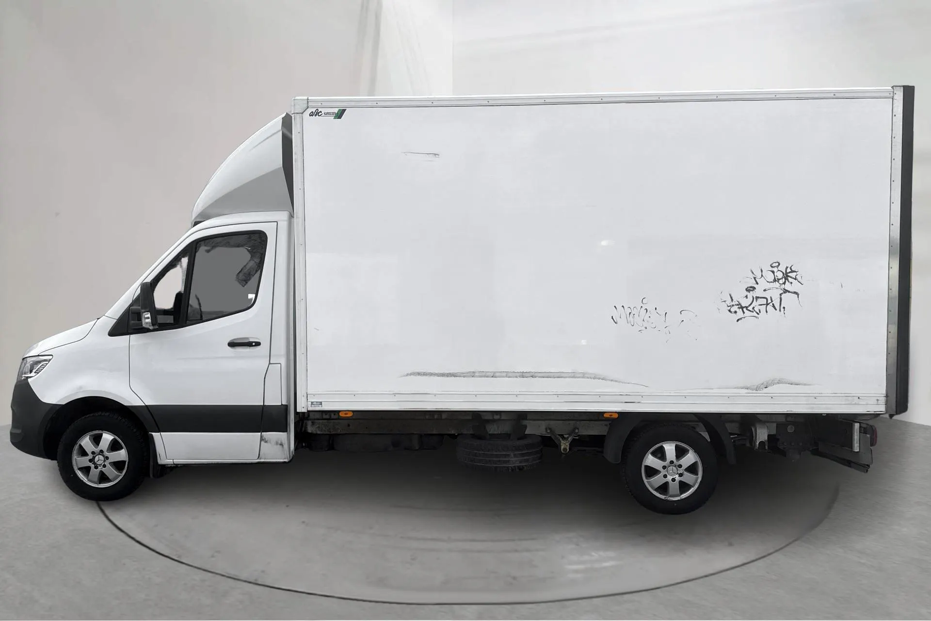 Presentation photo 2 of 15: Mercedes Sprinter 317 CDI Chassi RWD (170hk) - 281 950 km - Automatic - white - 2022