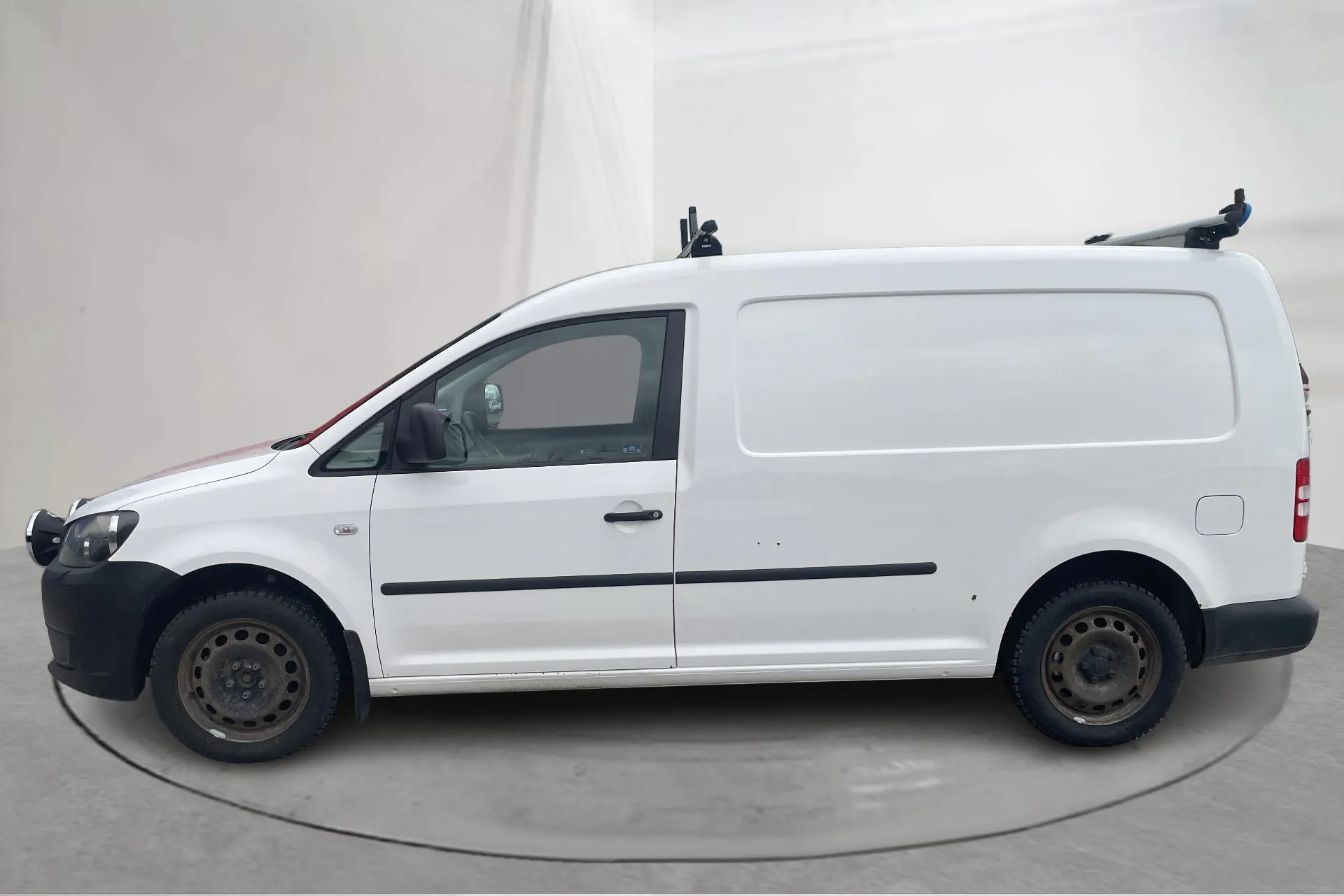 Presentationsfoto 2 av 13: VW Caddy 1.6 TDI Maxi Skåp (102hk) - 20 613 mil - Manuell - vit - 2012