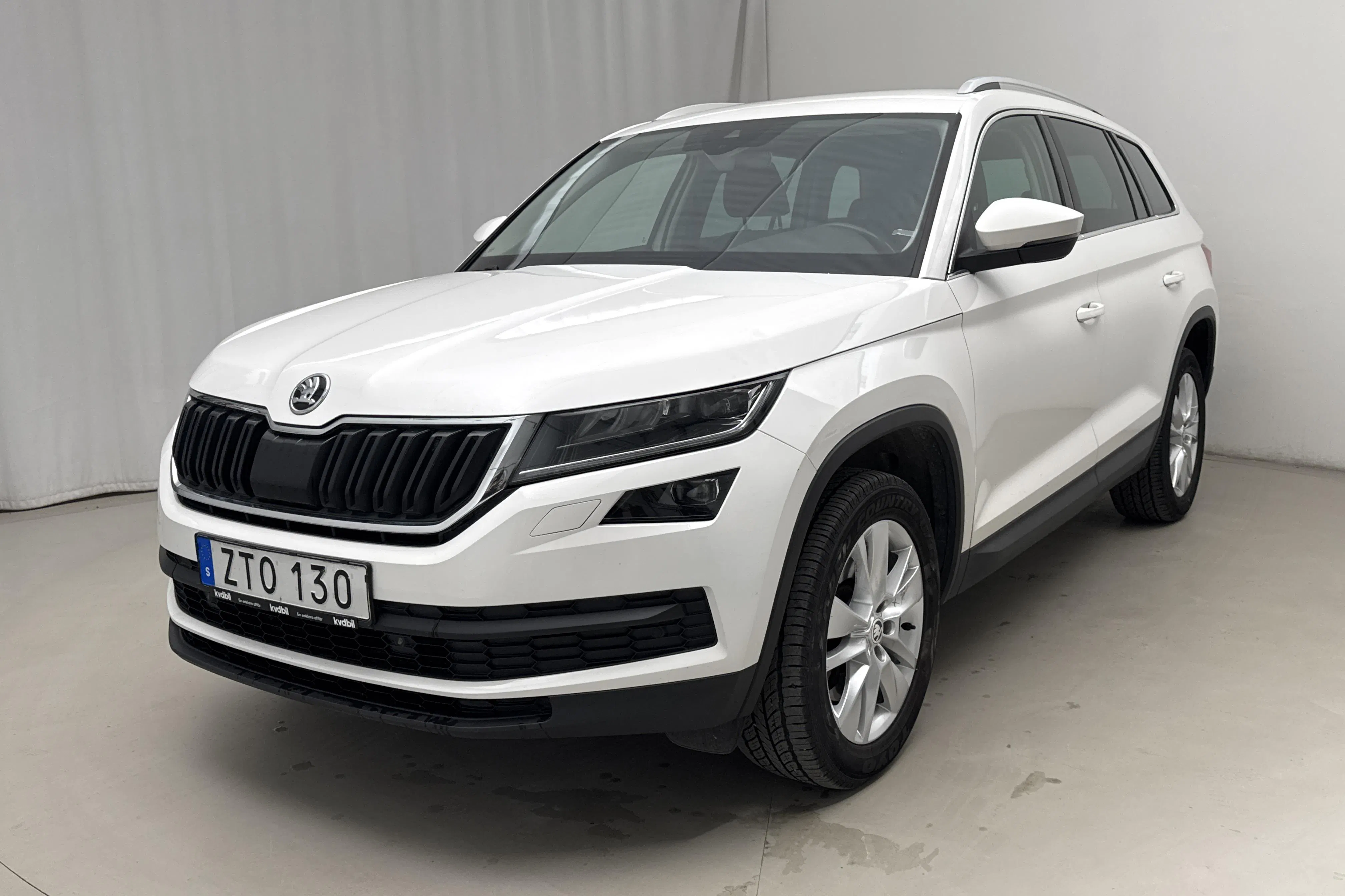 Presentationsfoto 1 av 19: Skoda Kodiaq 2.0 TDI 4X4 (190hk) - 16 158 mil - Automat - vit - 2018