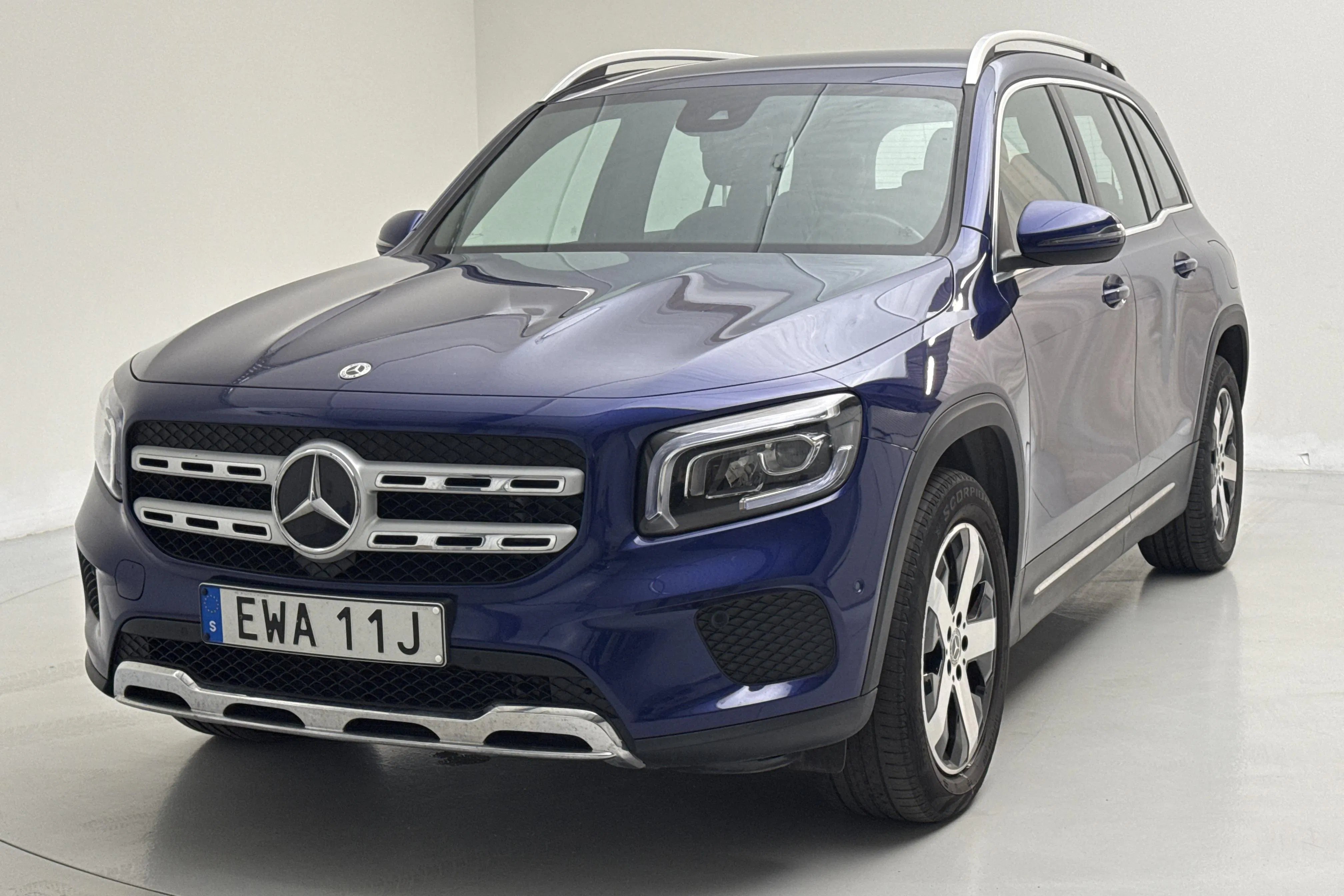 Presentation photo 1 of 18: Mercedes GLB 200 d X247 (150hk) - 72 200 km - Automatic - blue - 2023