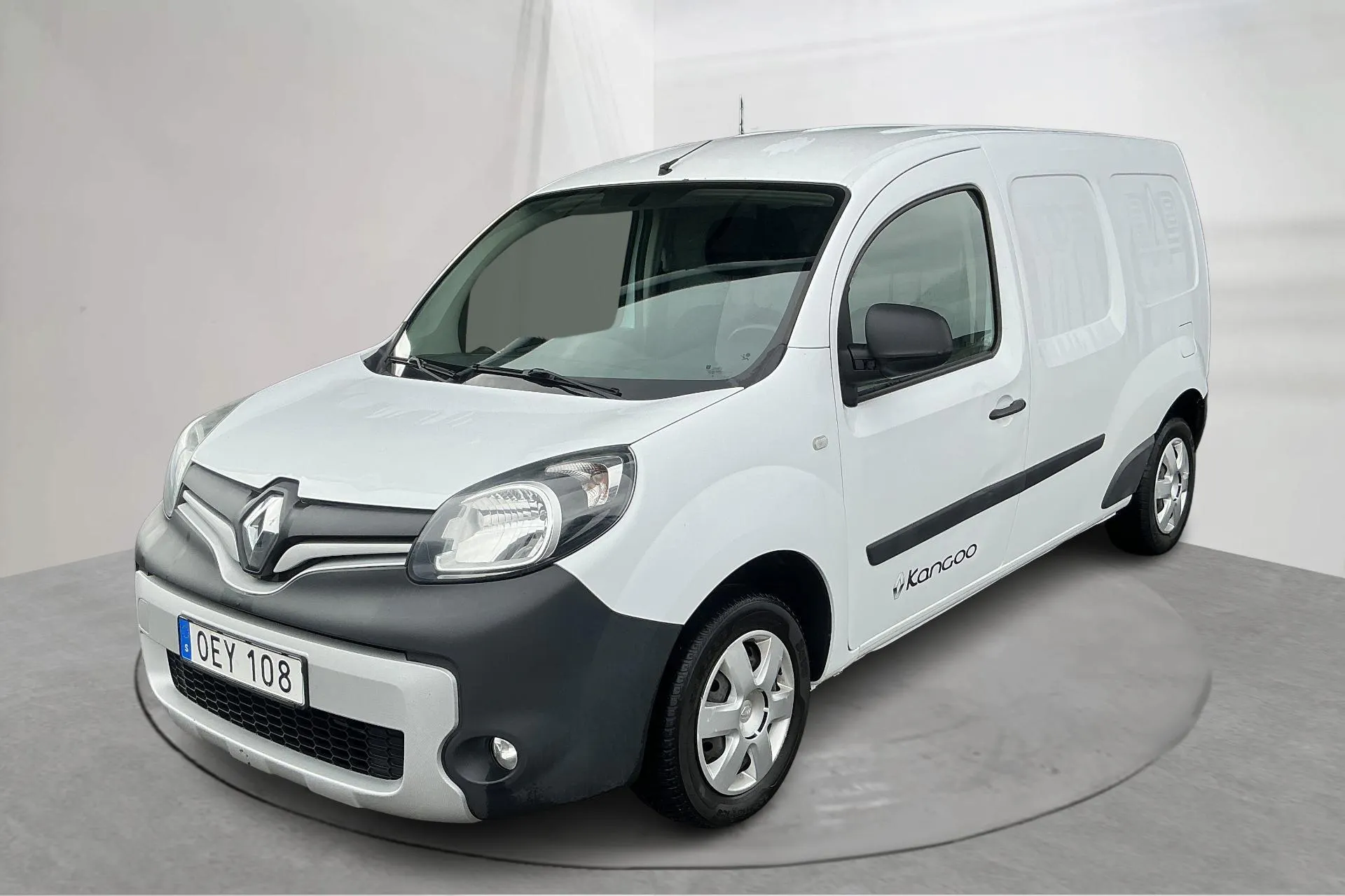 Presentationsfoto 1 av 14: Renault Kangoo 1.5 dCi Maxi skåp (90hk) - 10 648 mil - Manuell - vit - 2016