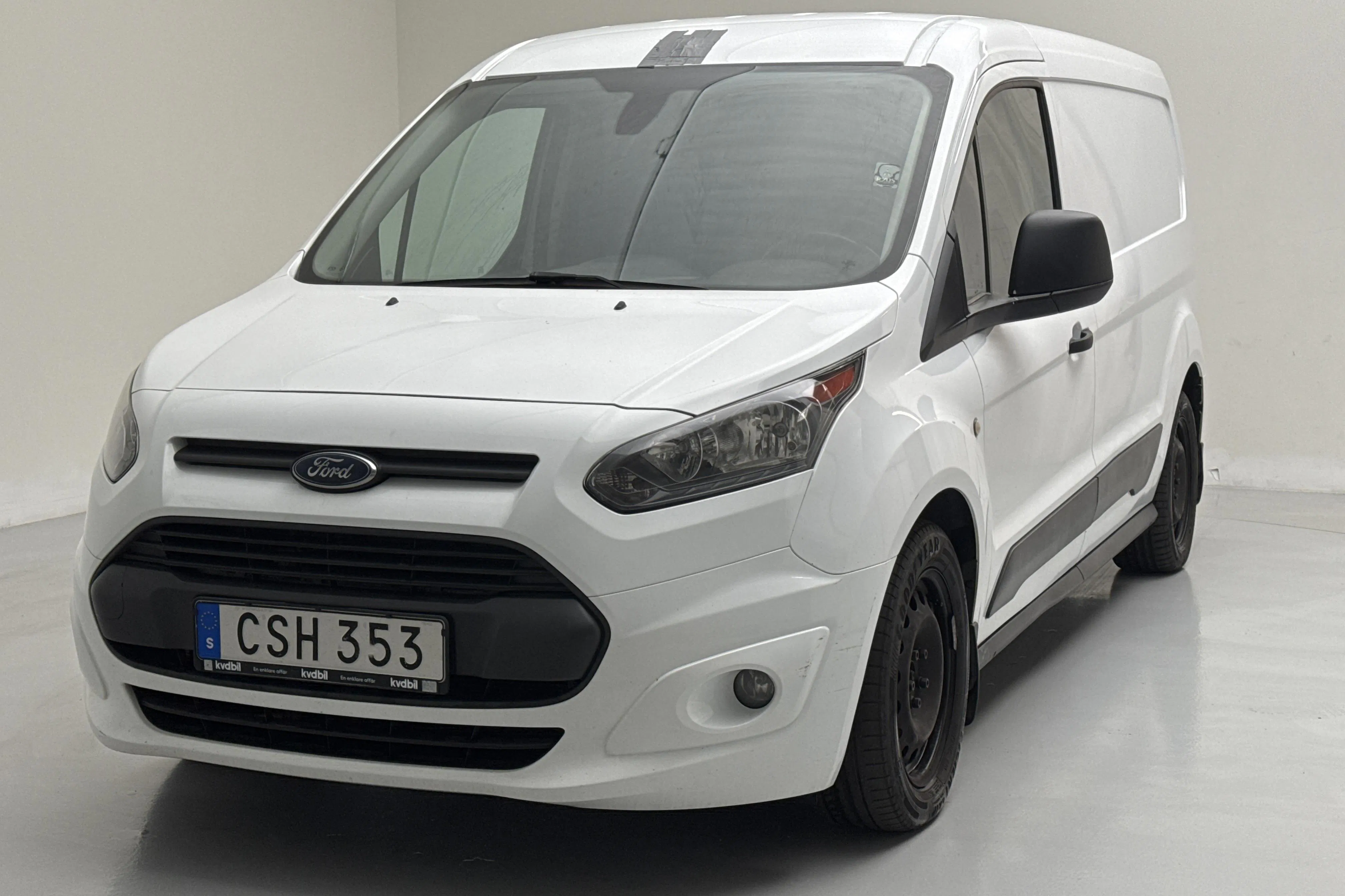 Presentation photo 1 of 14: Ford Transit Connect 1.5 TDCi (100hk) - 150 680 km - Manual - white - 2018