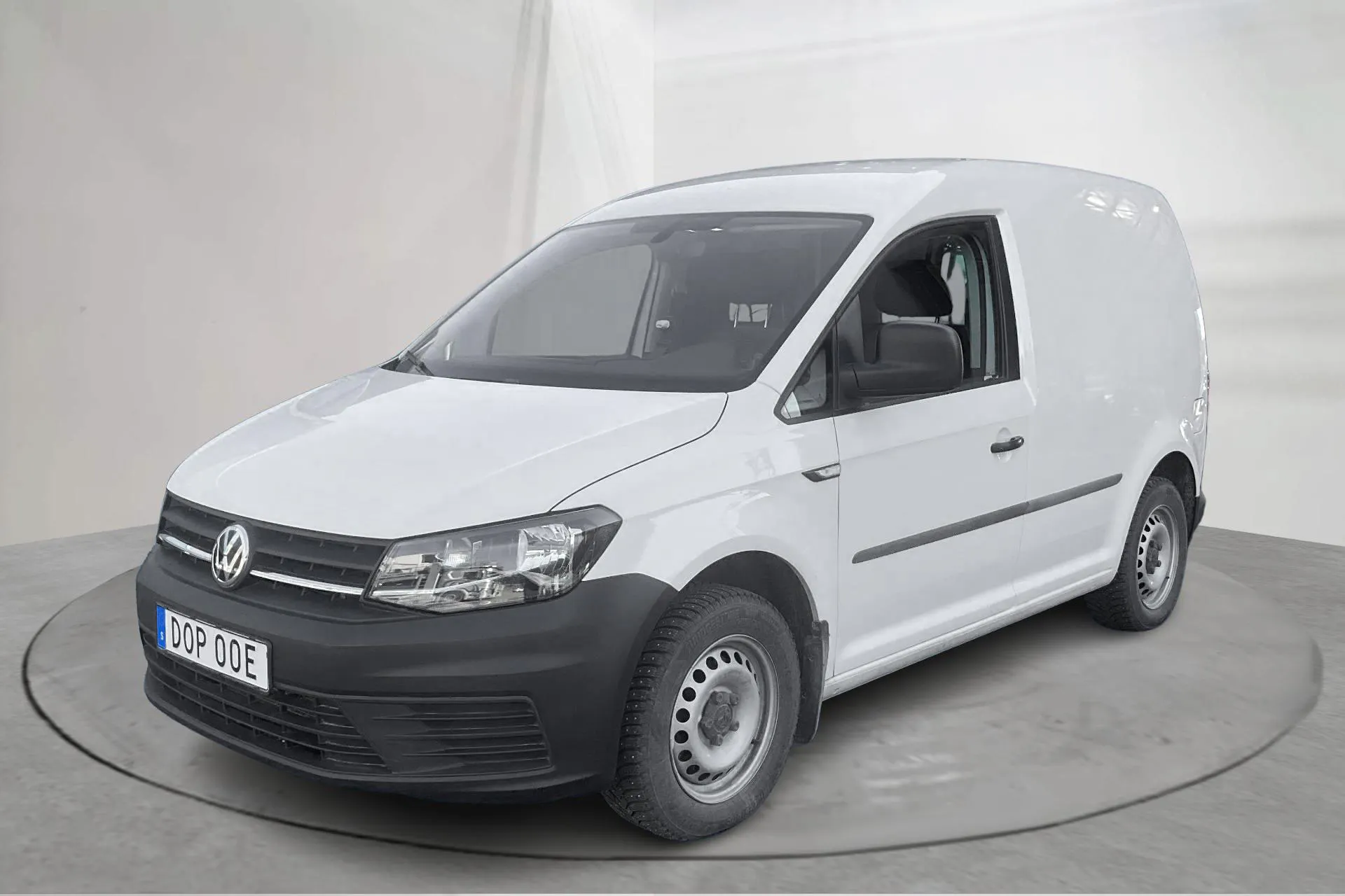 Presentation photo 1 of 13: VW Caddy 2.0 TDI Skåp (102hk) - 92 880 km - Automatic - white - 2019
