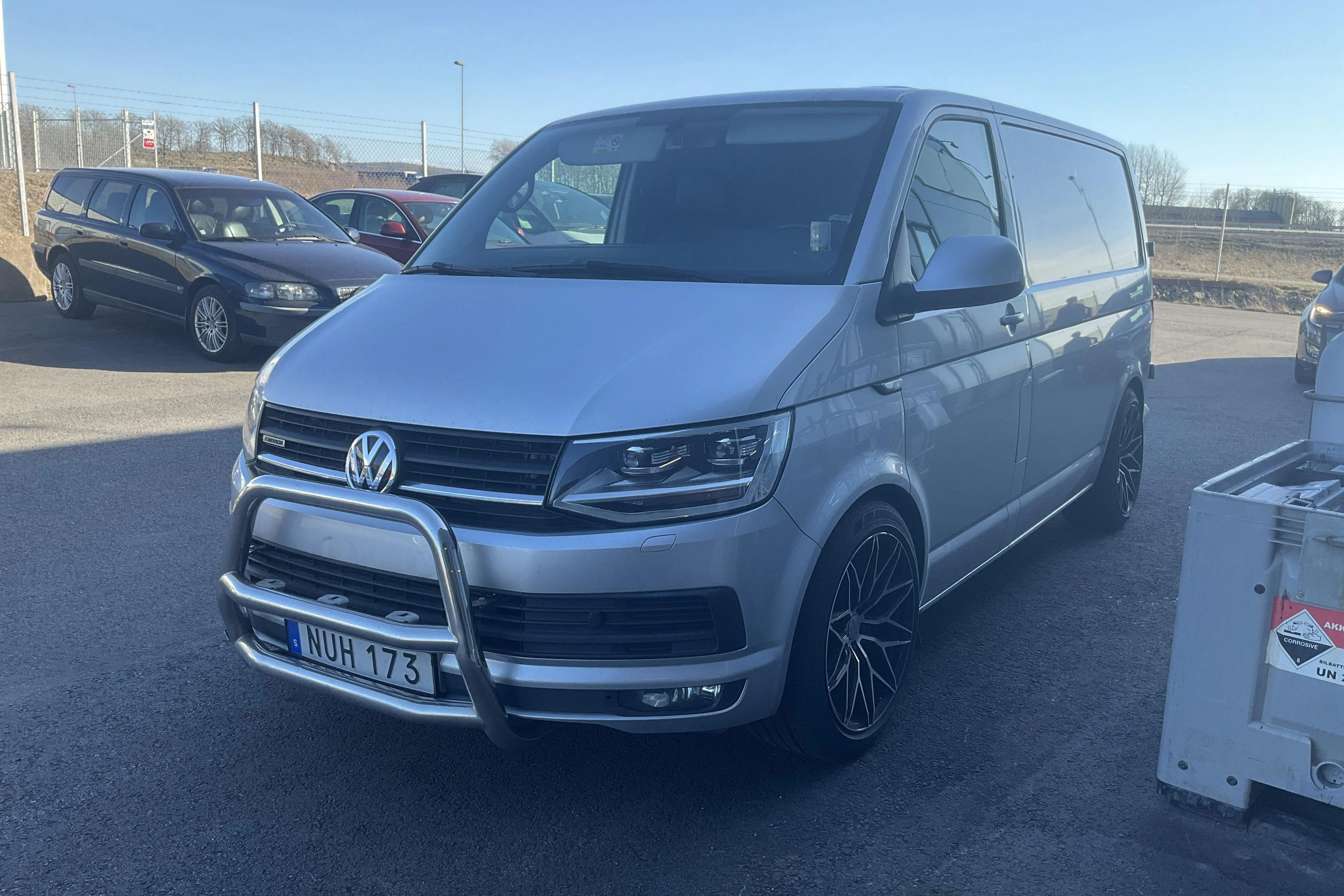 Presentation photo 1 of 14: VW Transporter T6 2.0 TDI BMT 4MOTION Skåp (180hk) - 193 660 km - Automatic - silver - 2016