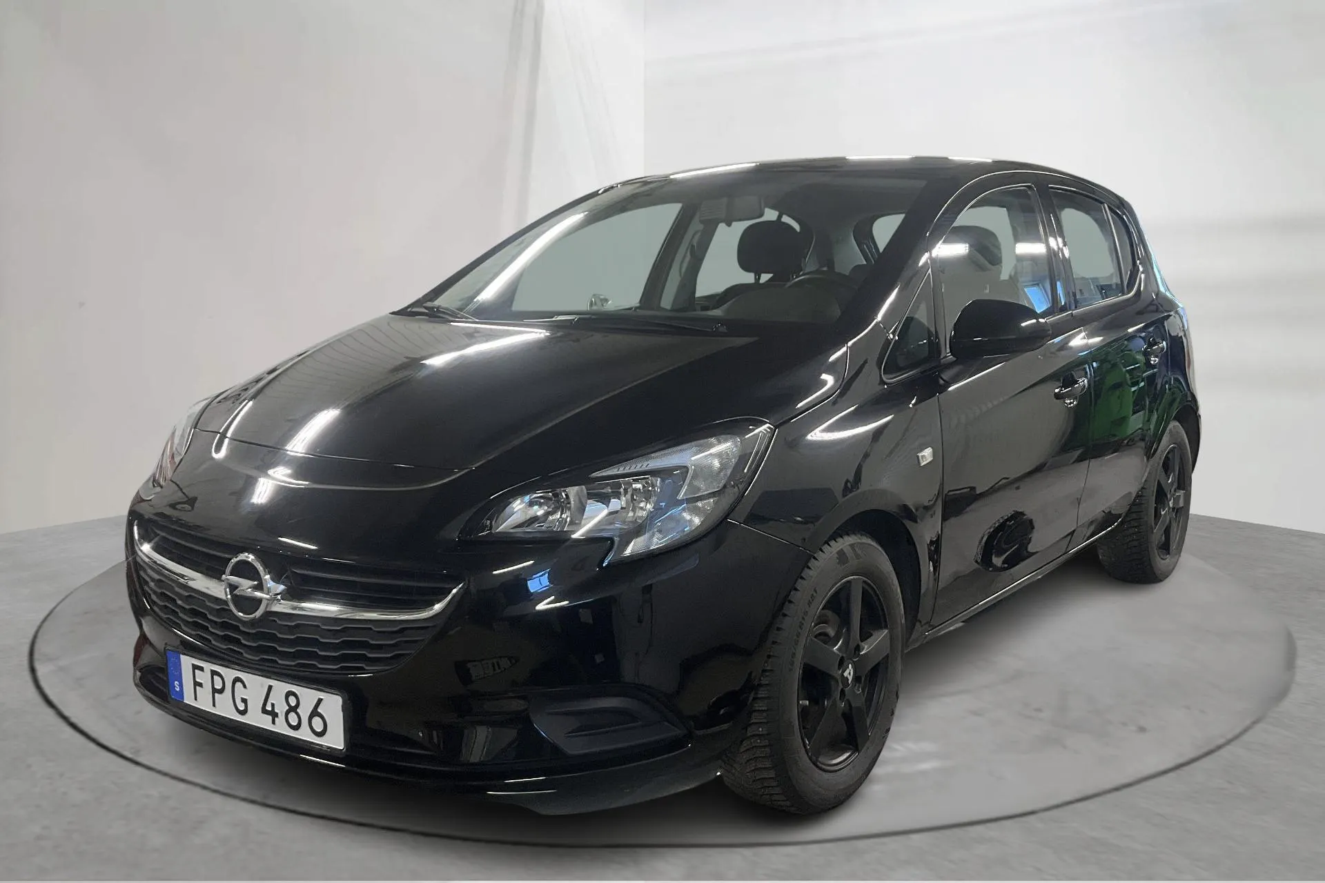 Presentationsfoto 1 av 13: Opel Corsa 1.4 ECOTEC 5dr (90hk) - 2 967 mil - Manuell - svart - 2018