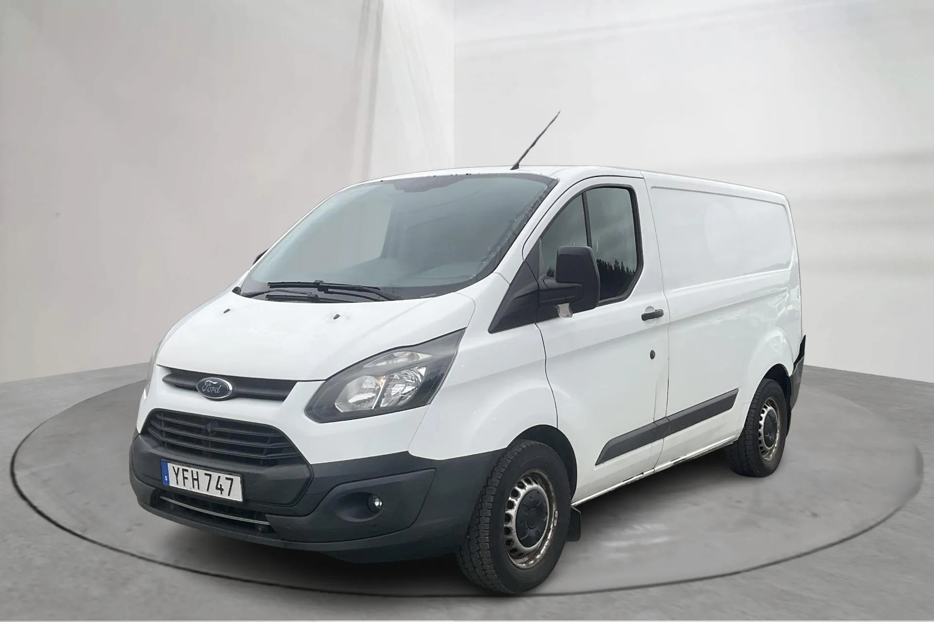 Presentationsfoto 1 av 13: Ford Transit Custom 270 (105hk) - 17 433 mil - Manuell - vit - 2016