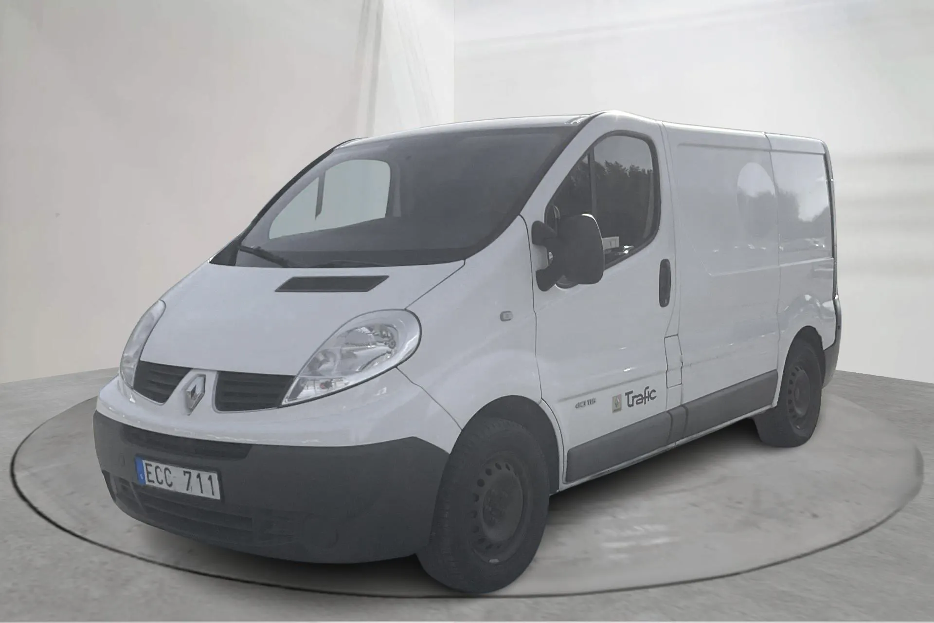 Presentation photo 1 of 12: Renault Trafic 2.0 dCi Skåp (115hk) - 182 790 km - Manual - white - 2014