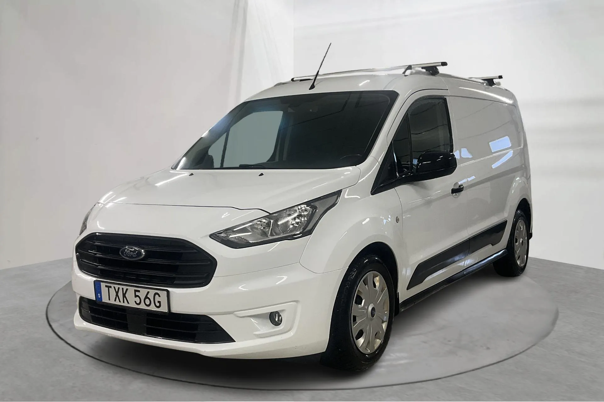 Presentation photo 1 of 20: Ford Transit Connect 1.5 EcoBlue (100hk) - 62 350 km - Manual - white - 2020
