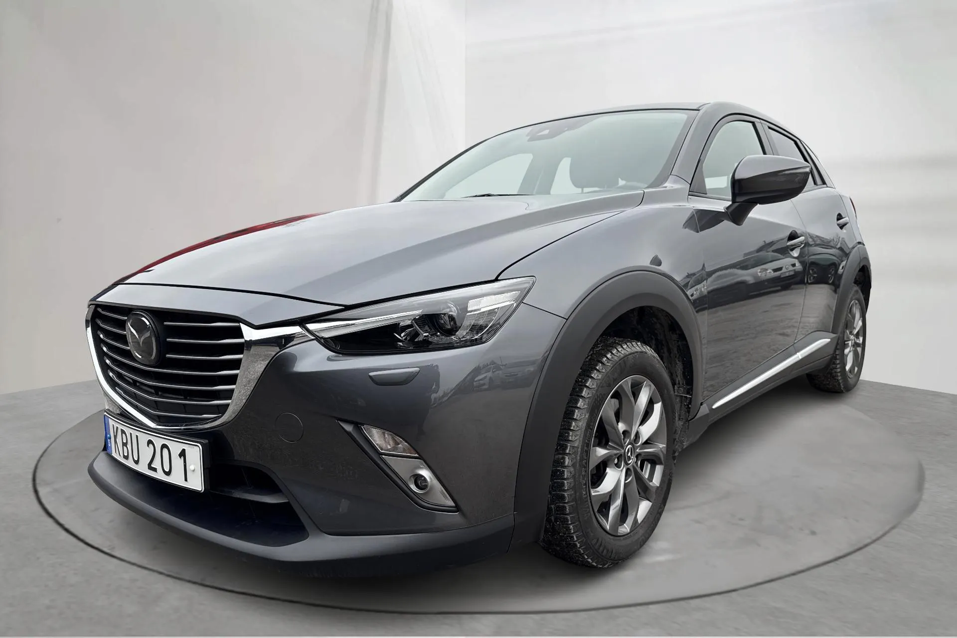 Presentationsfoto 1 av 15: Mazda CX-3 2.0 AWD (150hk) - 6 178 mil - Automat - grå - 2018
