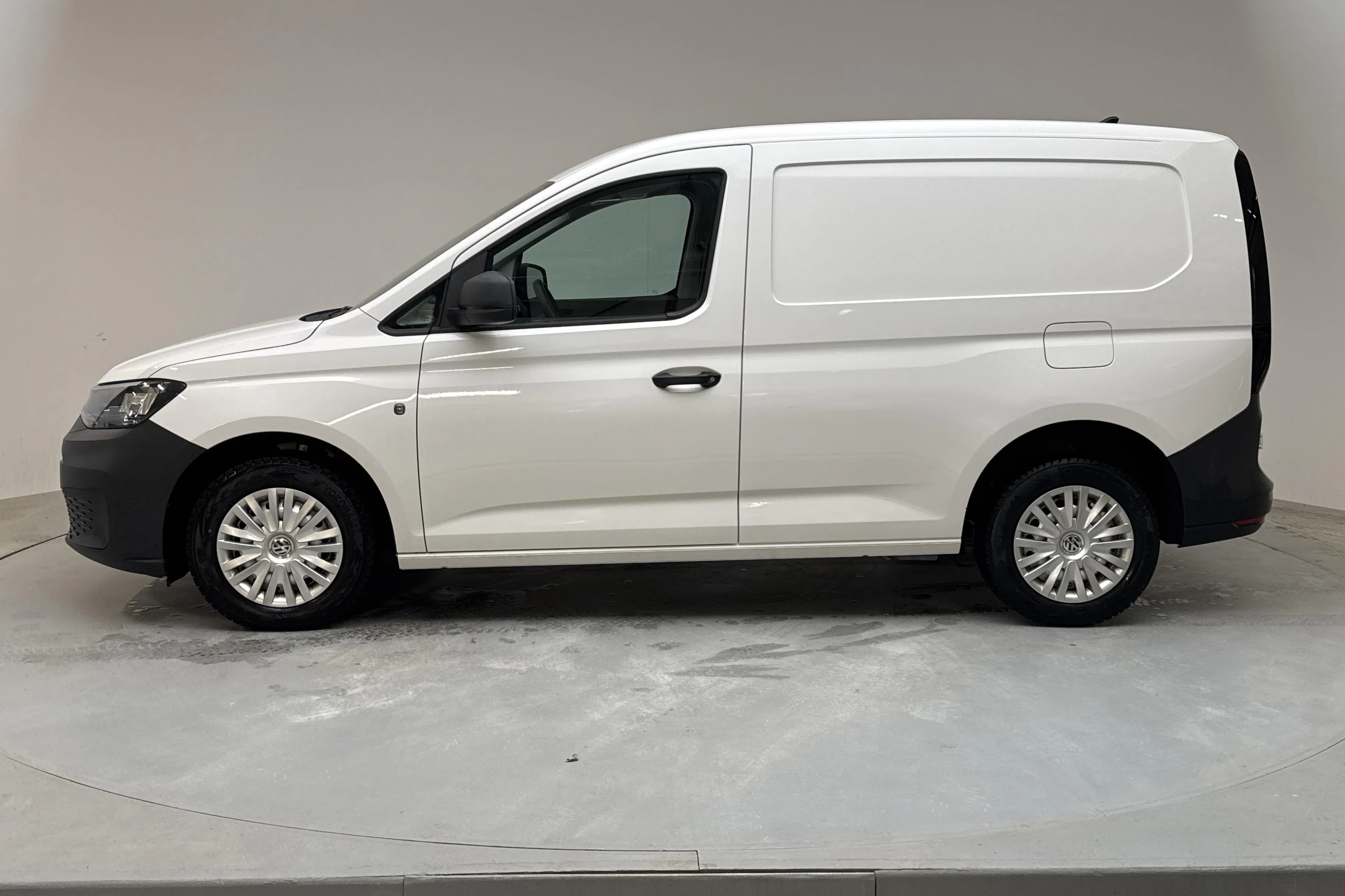Presentation photo 2 of 13: VW Caddy Cargo 2.0 TDI Skåp (75hk) - 38 620 km - Manual - white - 2022