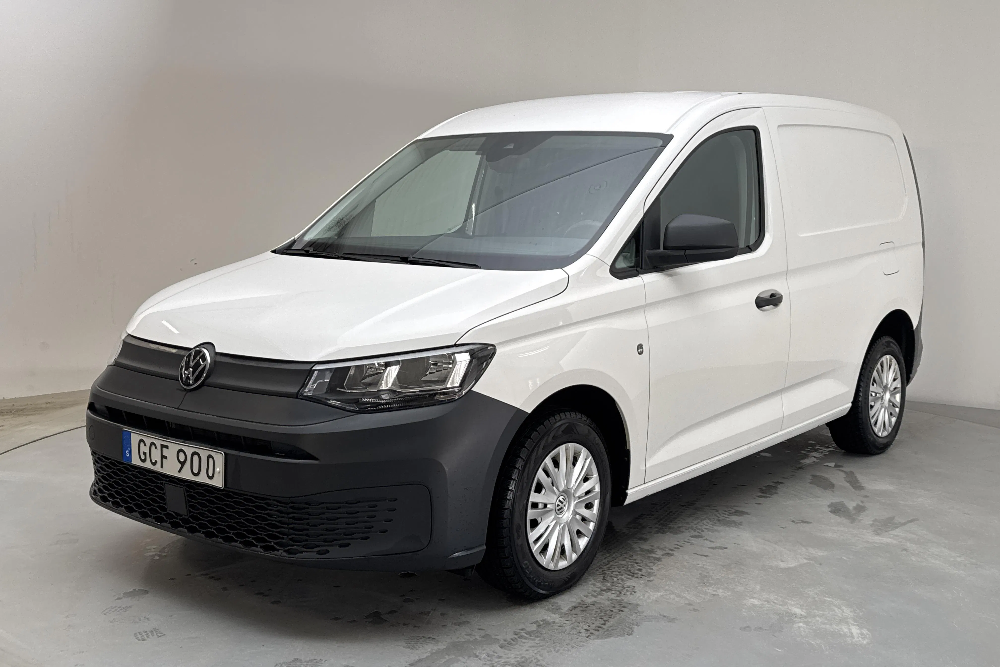 Presentation photo 1 of 13: VW Caddy Cargo 2.0 TDI Skåp (75hk) - 38 620 km - Manual - white - 2022