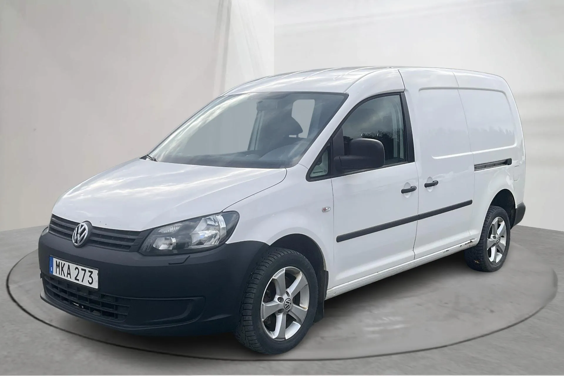 Presentation photo 1 of 12: VW Caddy 2.0 TDI Maxi Skåp 4-motion (140hk) - 77 880 km - Automatic - white - 2014