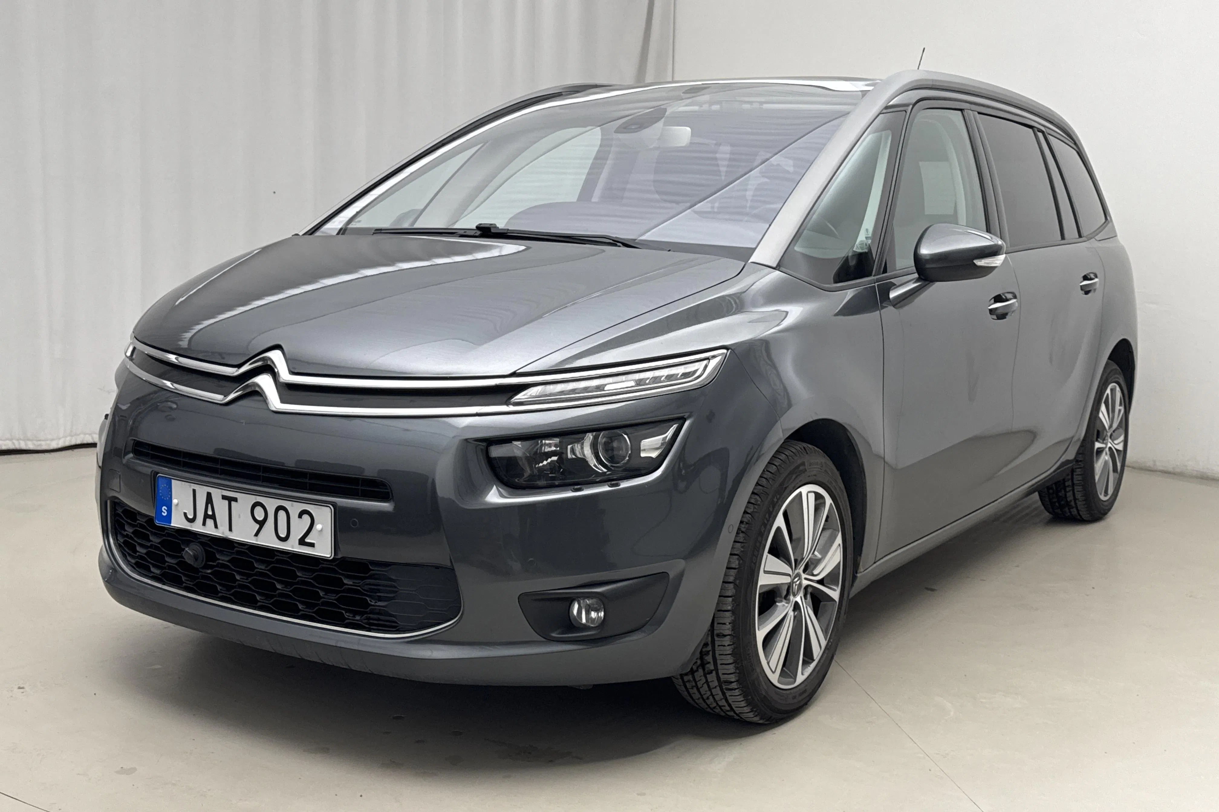 Presentation photo 1 of 19: Citroën C4 Grand Picasso Puretech (130hk) - 96 250 km - Manual - gray - 2016