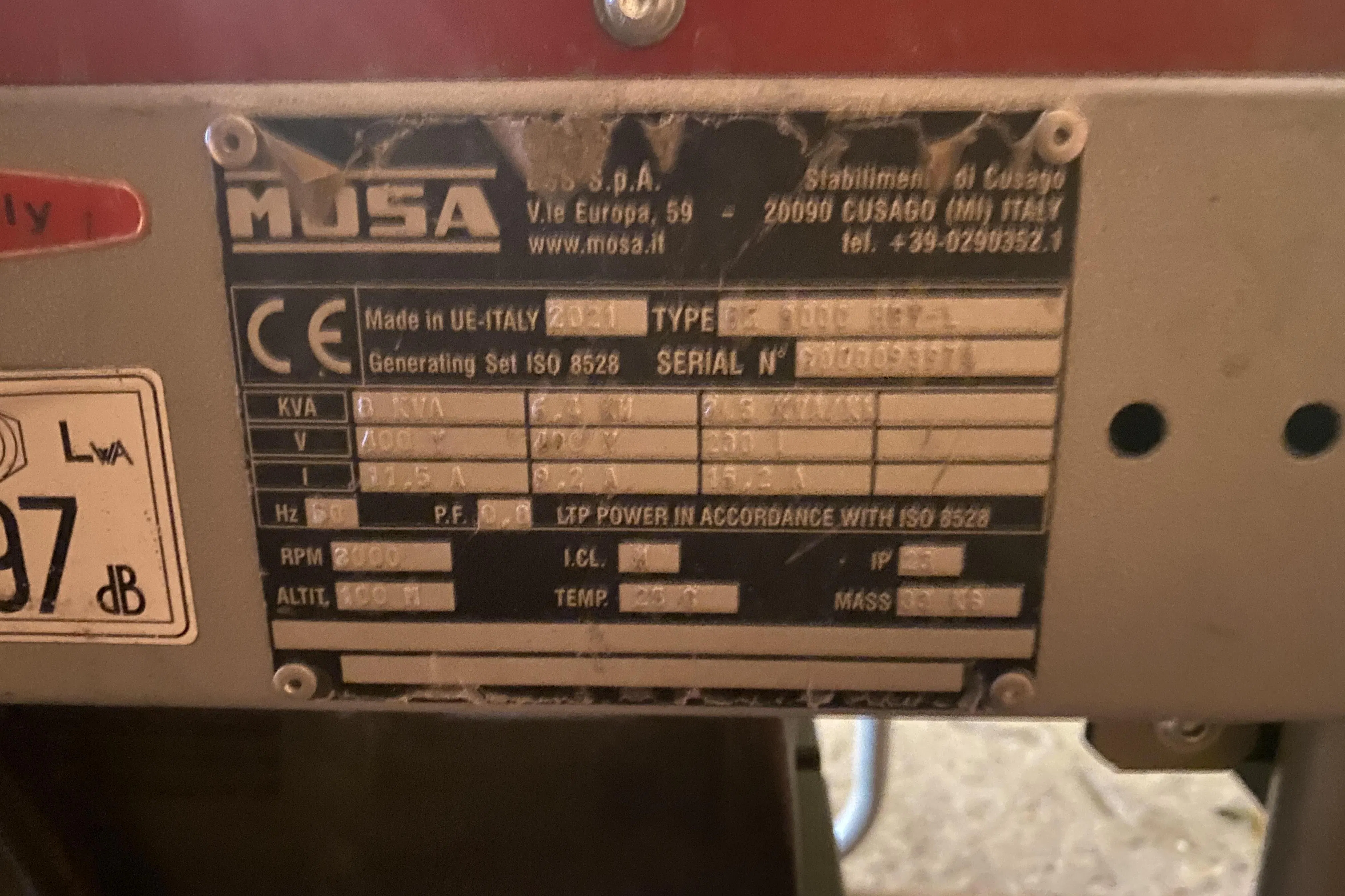 Presentationsfoto 8 av 8: Mosa GE8000 HBT-L -  - 2021