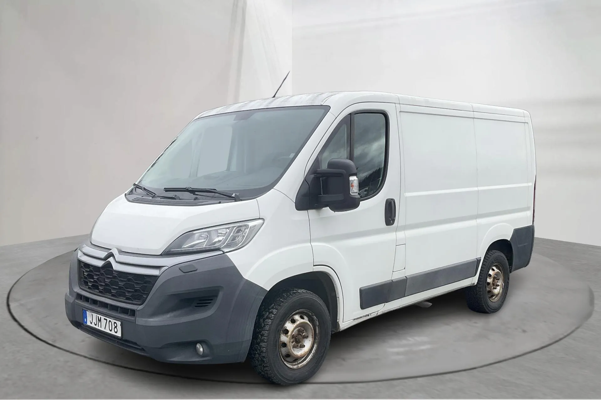 Presentationsfoto 1 av 14: Citroën Jumper III 2.2 e-HDi Skåp (110hk) - 17 193 mil - Manuell - vit - 2015