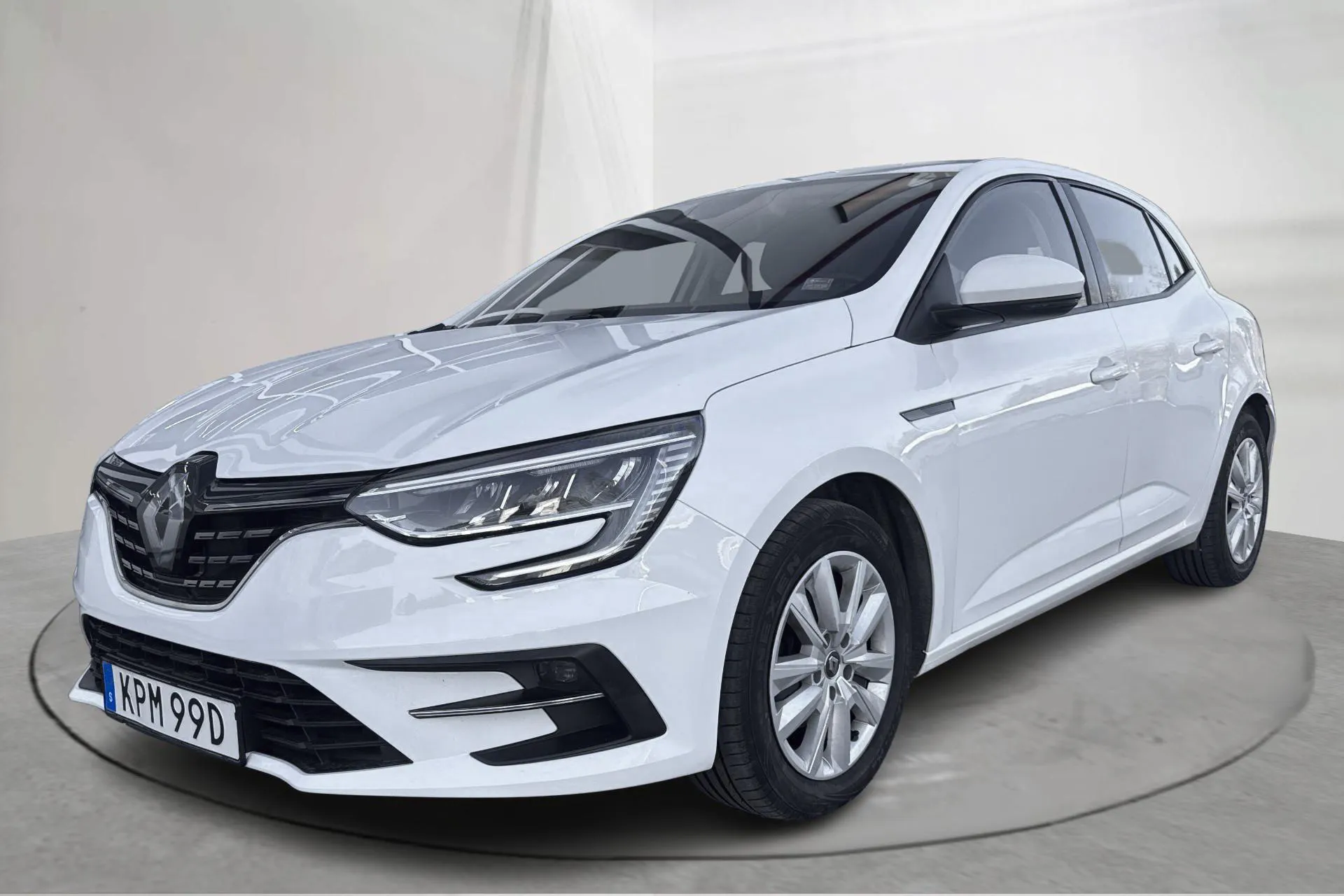 Presentationsfoto 1 av 16: Renault Mégane 1.5 dCi (115hk) - 9 572 mil - Manuell - vit - 2022