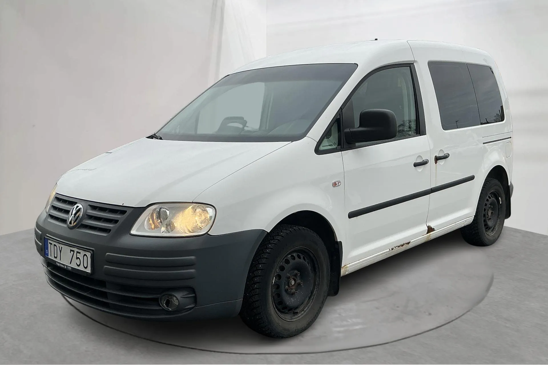 Presentation photo 1 of 13: VW Caddy Life 1.9 TDI (105hk) - 238 250 km - Automatic - white - 2009