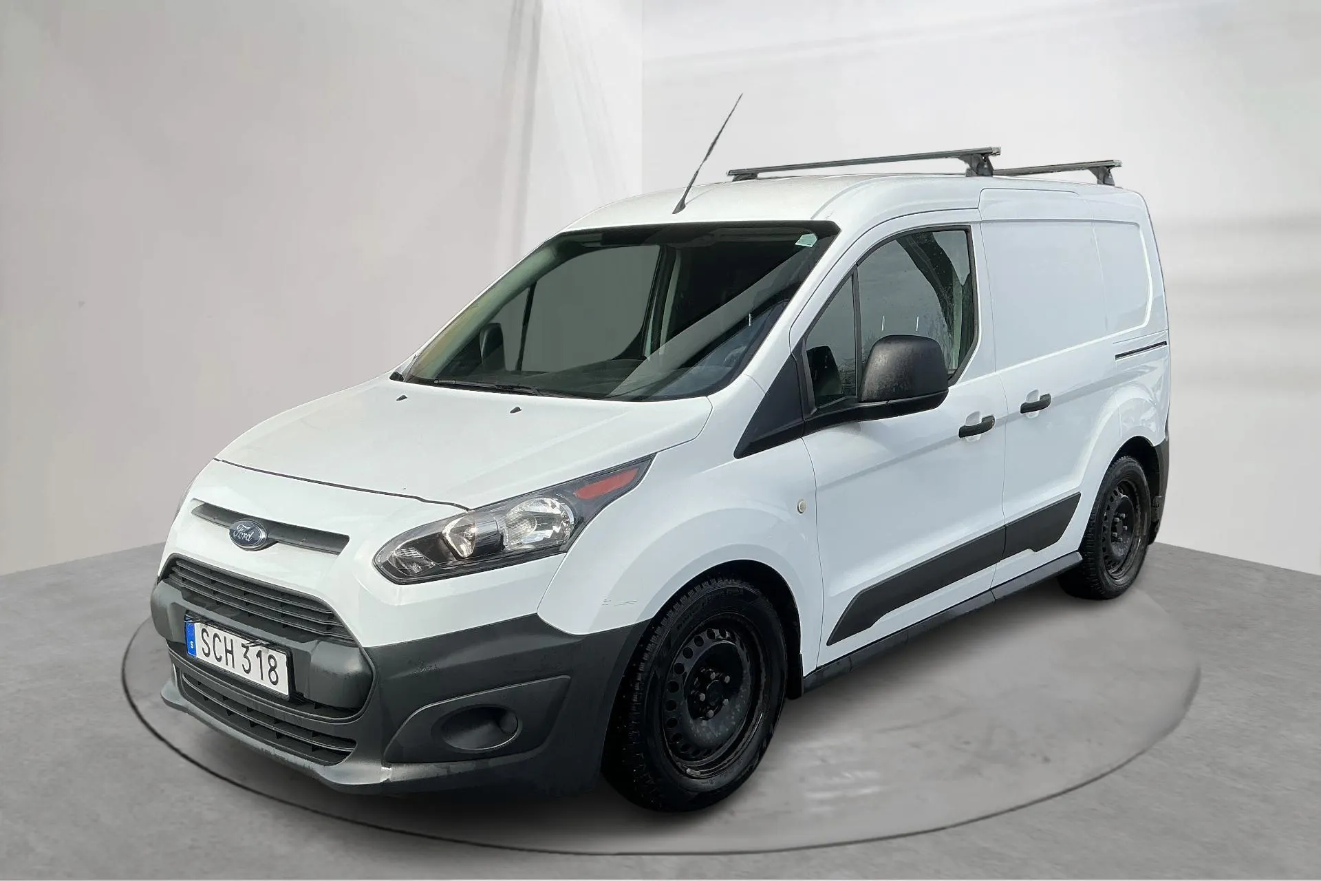 Presentationsfoto 1 av 13: Ford Transit Connect 1.5 TDCi (75hk) - 6 623 mil - Manuell - vit - 2017