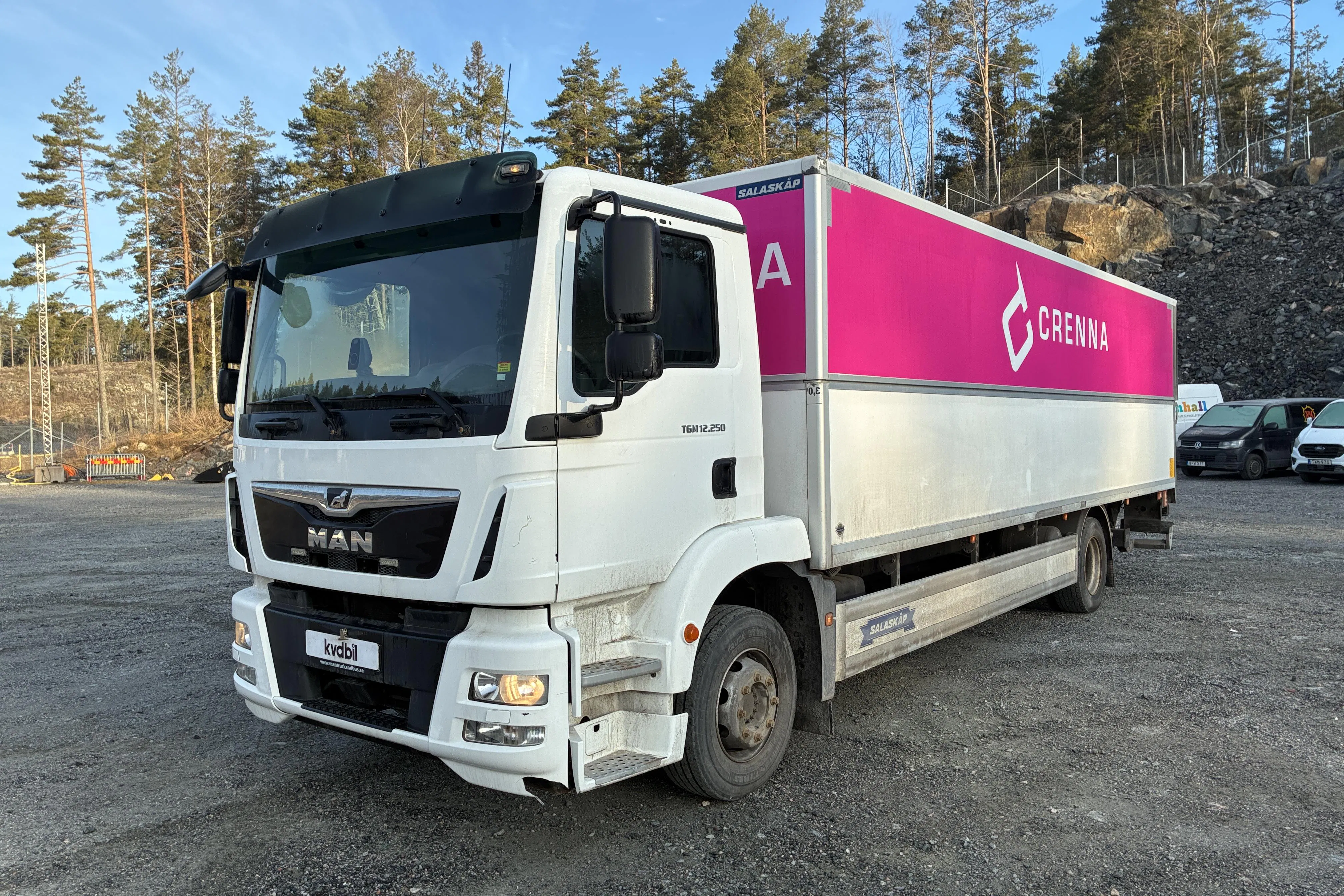 Presentationsfoto 1 av 114: M.A.N TGM 12.250 4X2 LL - 105 035 km - Automat - vit - 2021