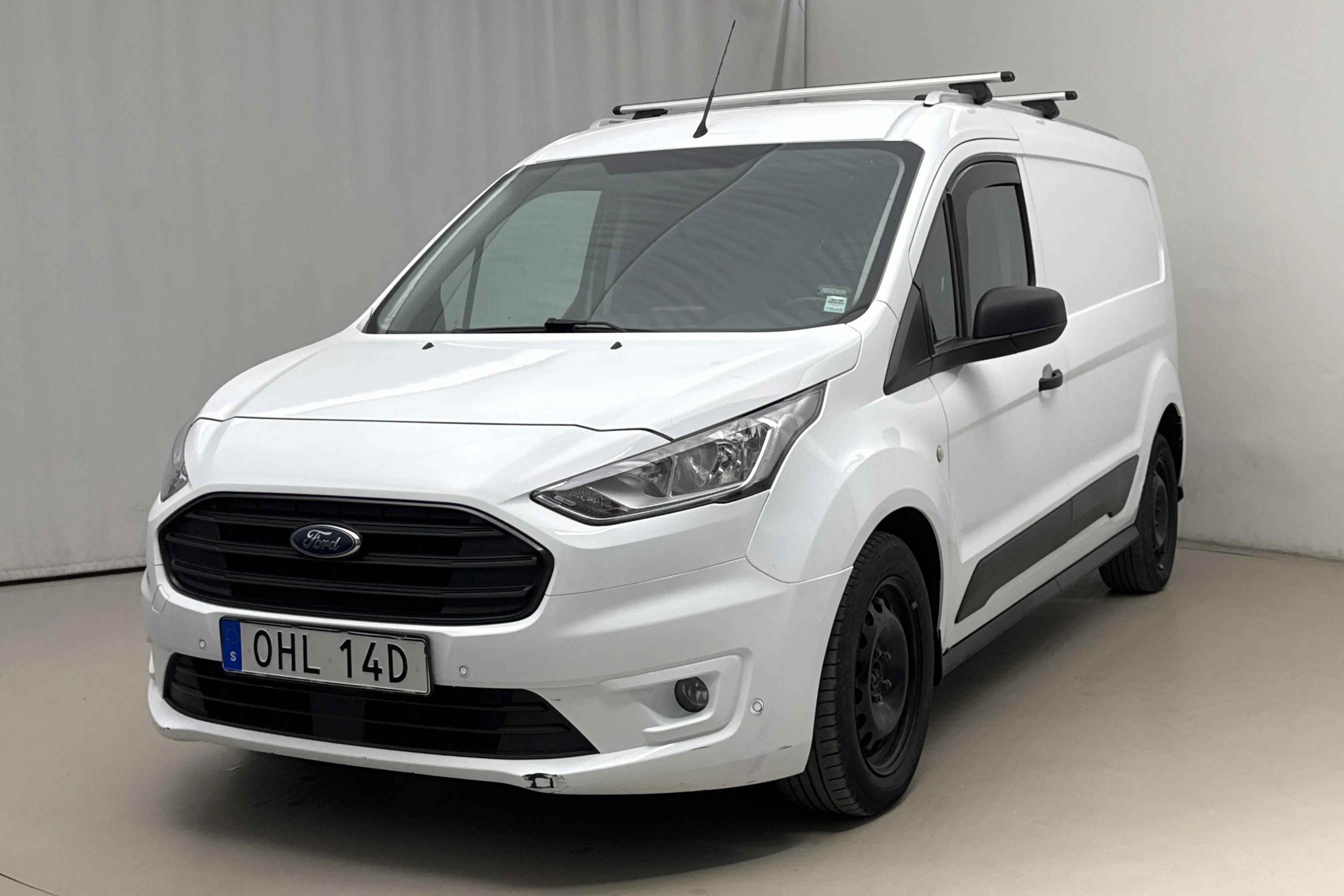 Presentationsfoto 1 av 18: Ford Transit Connect 1.5 EcoBlue (100hk) - 10 237 mil - Automat - vit - 2019