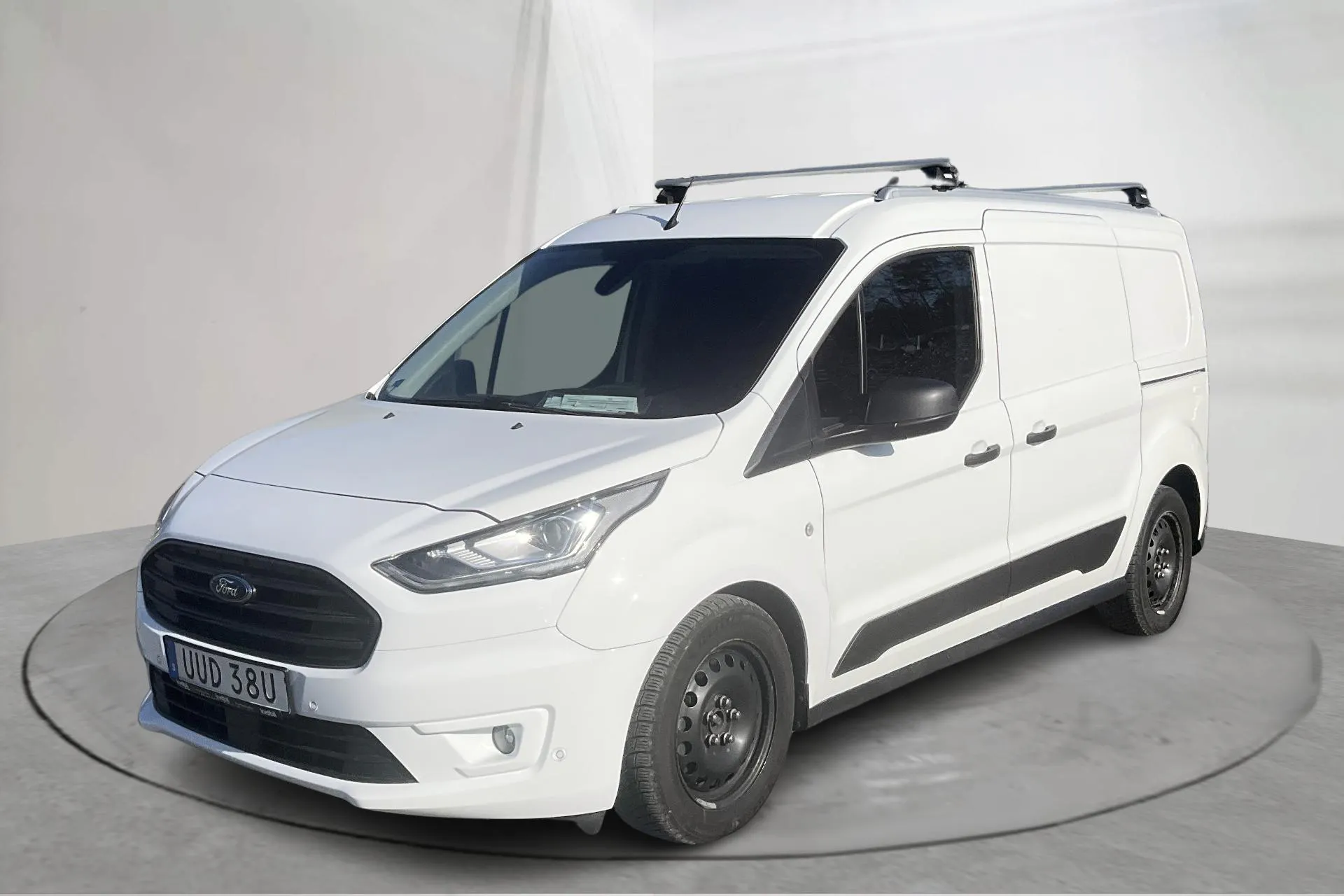 Presentationsfoto 1 av 13: Ford Transit Connect 1.5 EcoBlue (100hk) - 9 822 mil - Automat - vit - 2021