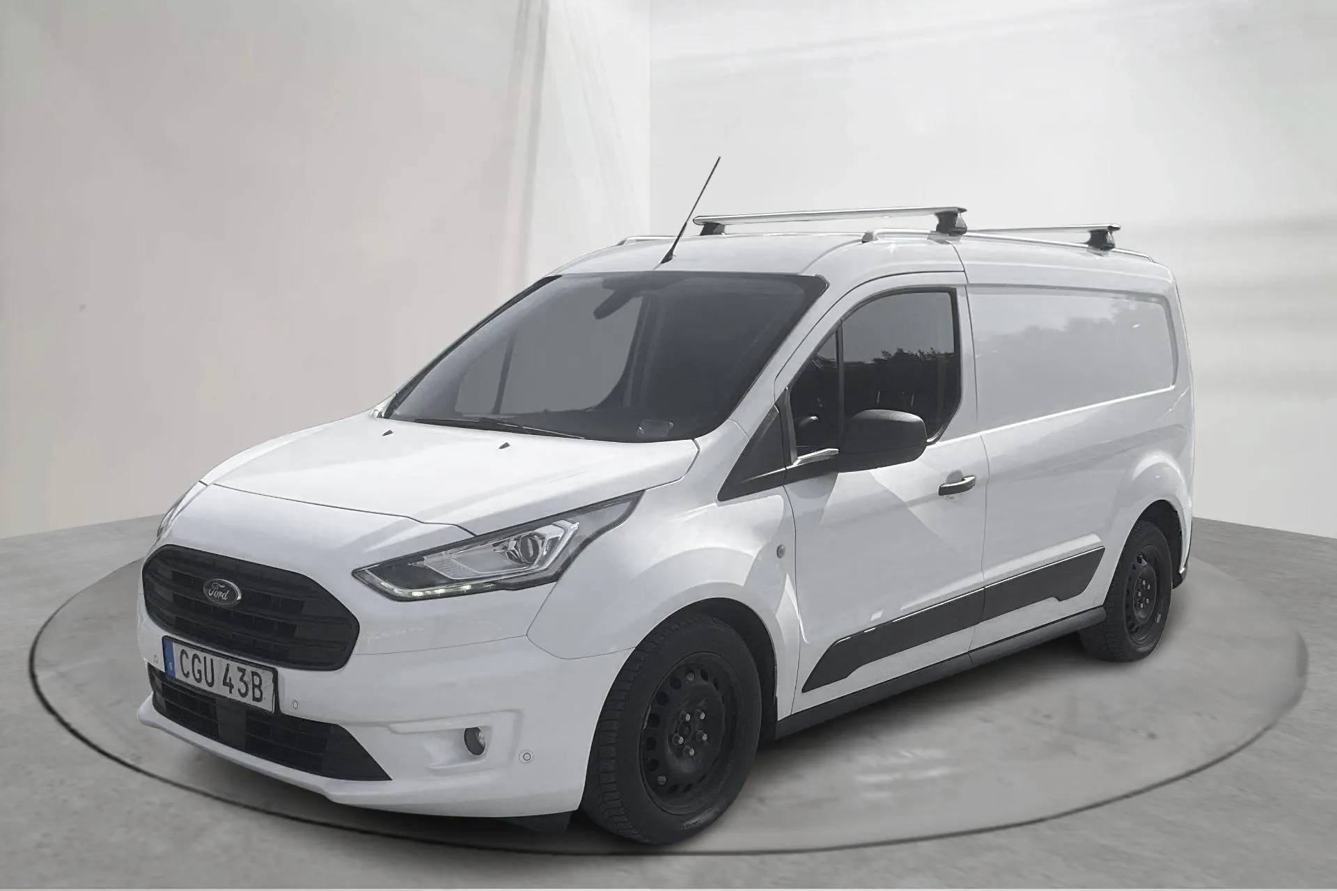 Presentationsfoto 1 av 13: Ford Transit Connect 1.5 EcoBlue (100hk) - 8 011 mil - Automat - vit - 2021