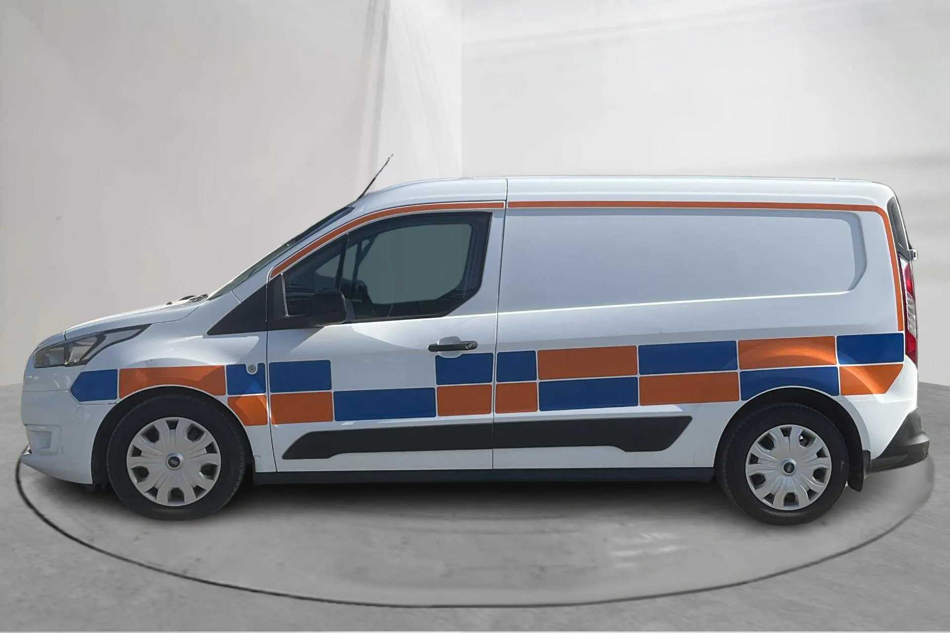 Presentation photo 2 of 14: Ford Transit Connect 1.5 EcoBlue (100hk) - 109 000 km - Automatic - white - 2020