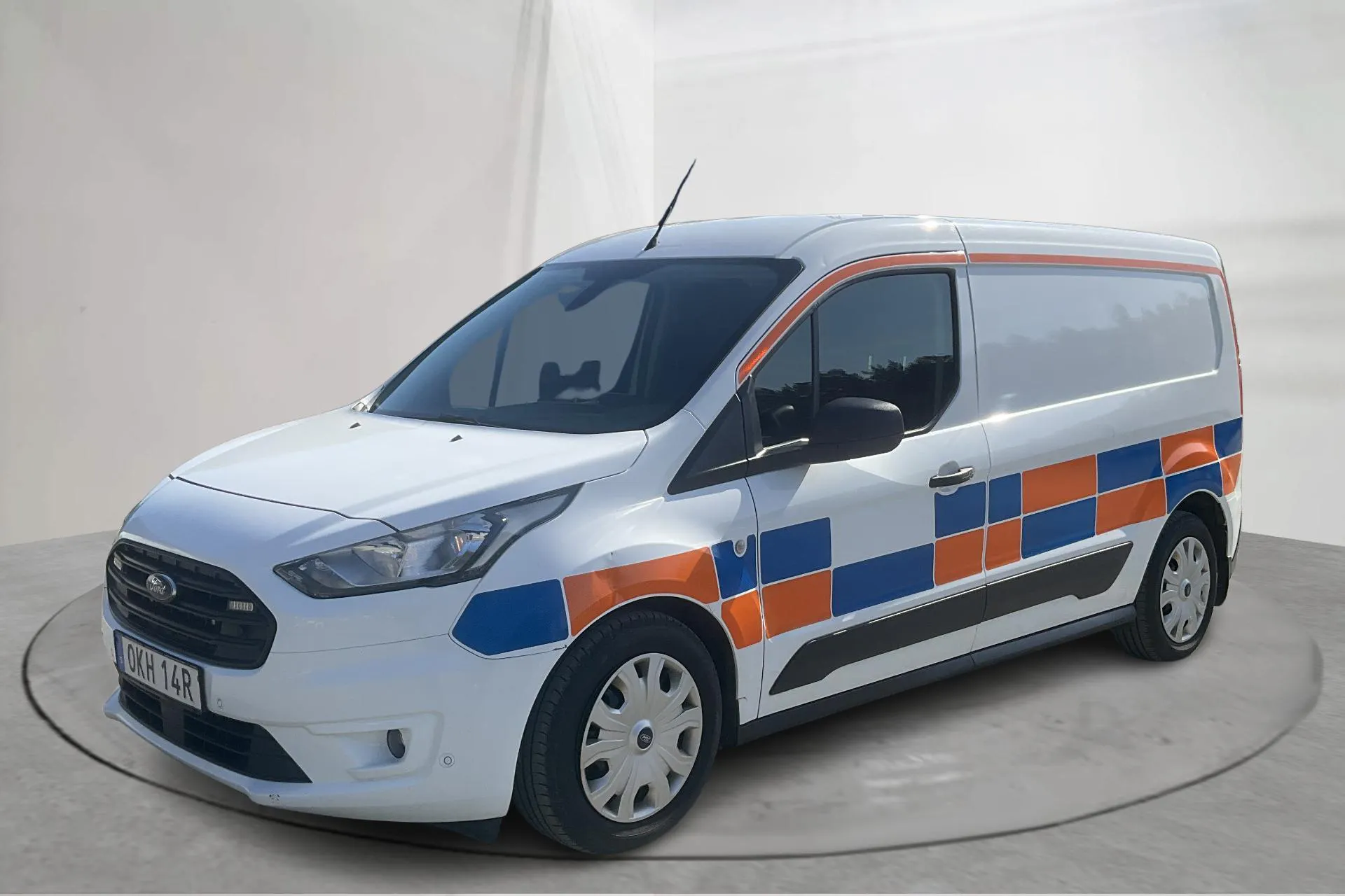 Presentation photo 1 of 14: Ford Transit Connect 1.5 EcoBlue (100hk) - 109 000 km - Automatic - white - 2020